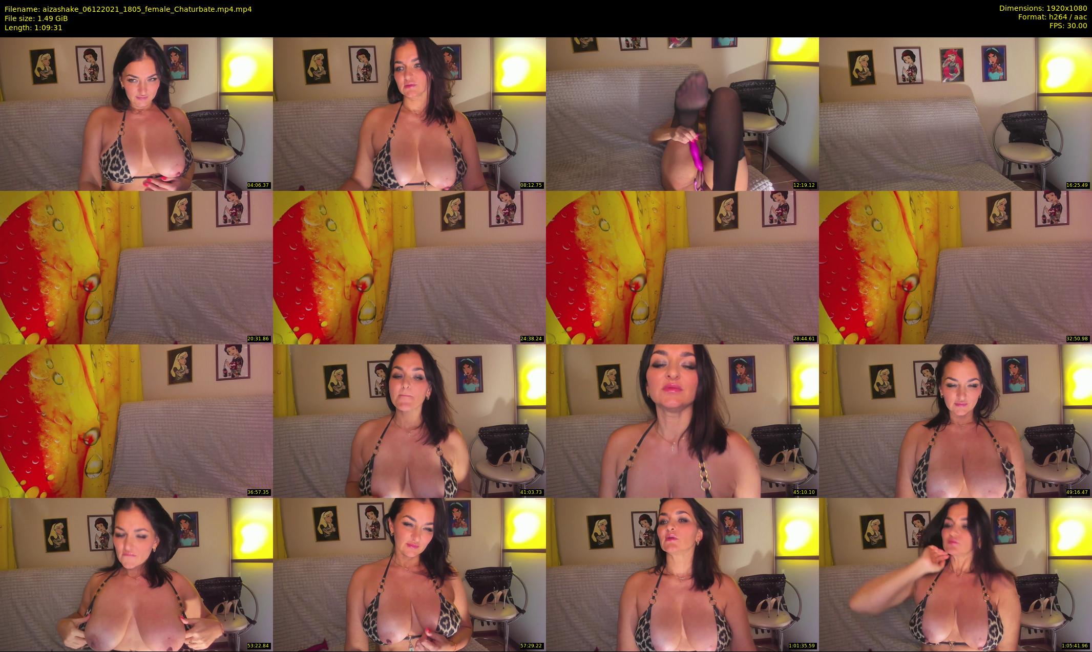 aizashake — 70 minute Chaturbate female cam show recording, 1080p, Dec 6, 2021
