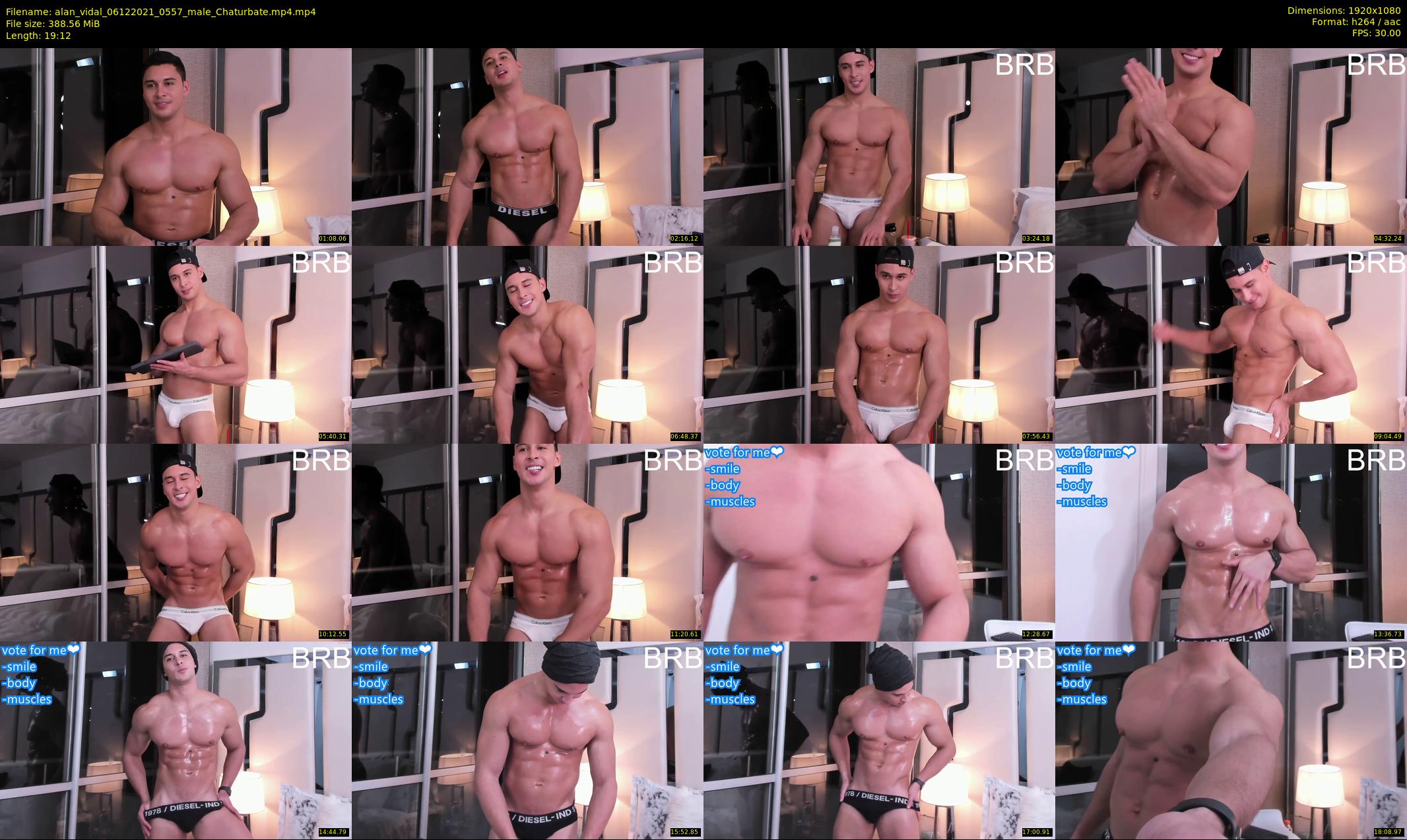 alan_vidal — 20 minute Chaturbate male cam show recording, 1080p, Dec 6, 2021