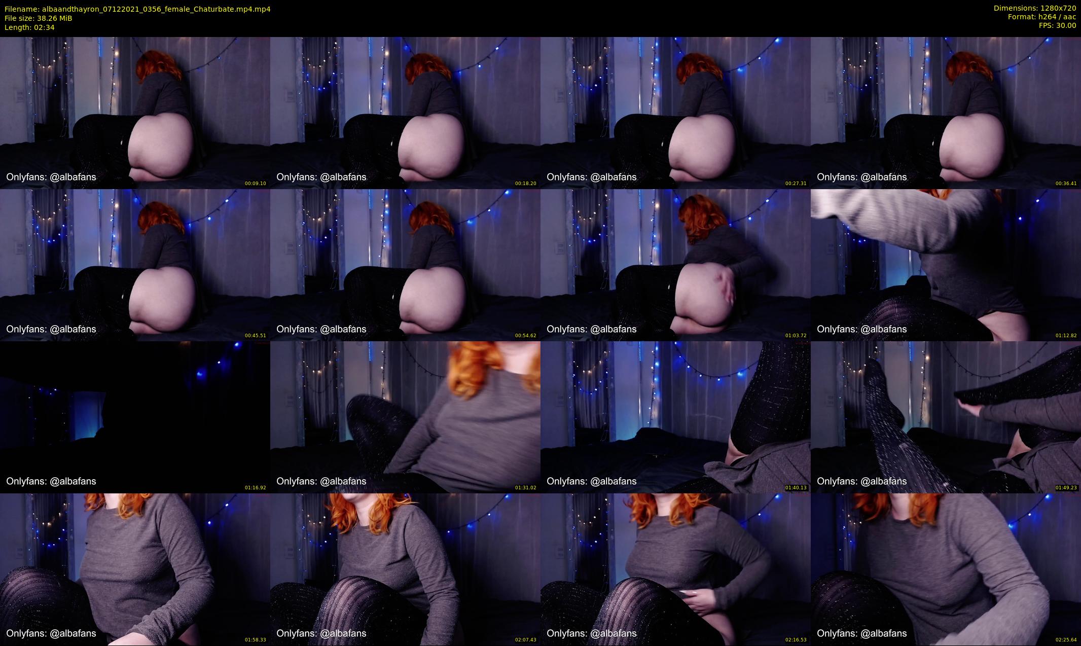 albaandthayron — 3 minute Chaturbate couple cam show recording, 720p, Dec 7, 2021