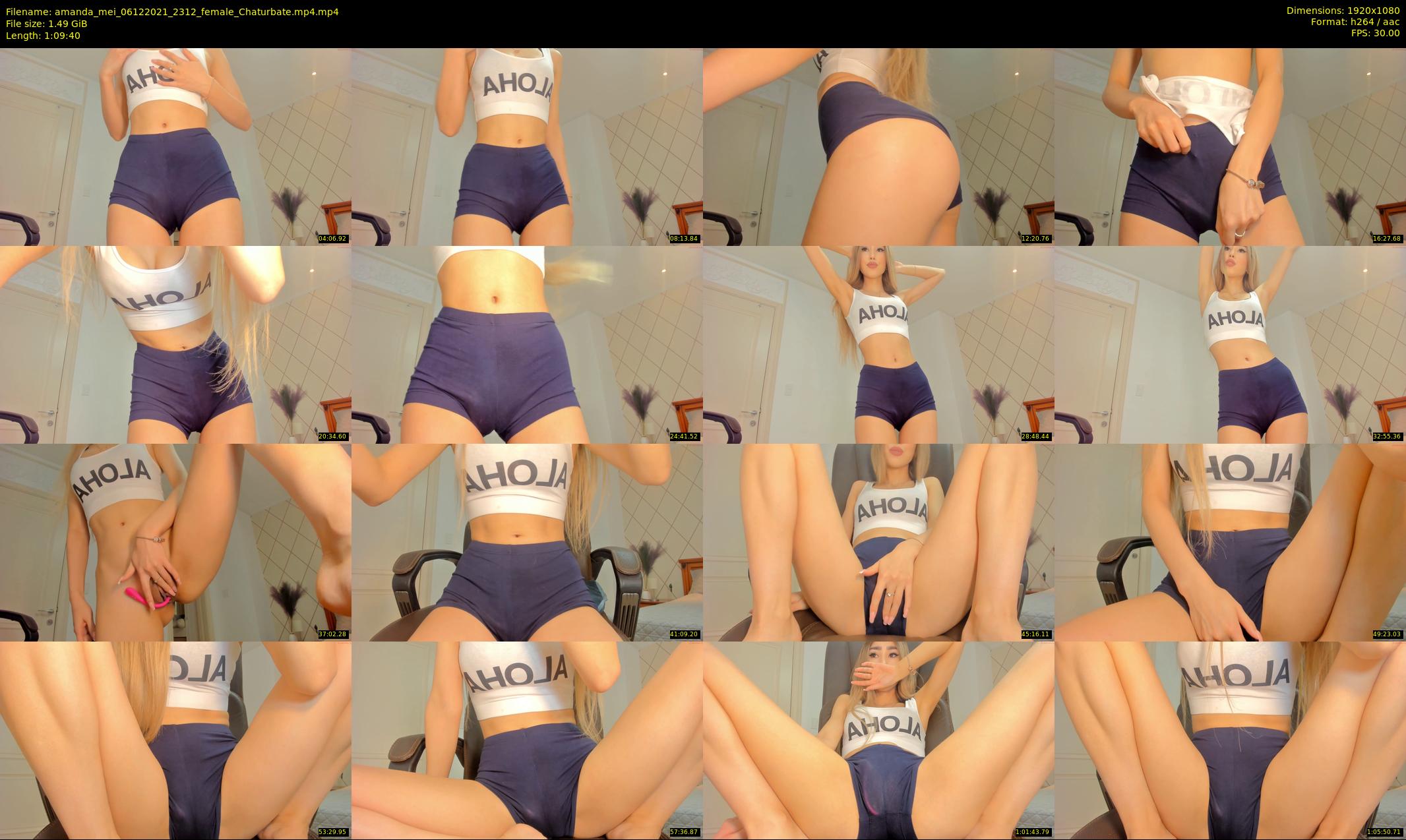 amanda_mei — 70 minute Chaturbate female cam show recording, 1080p, Dec 6, 2021