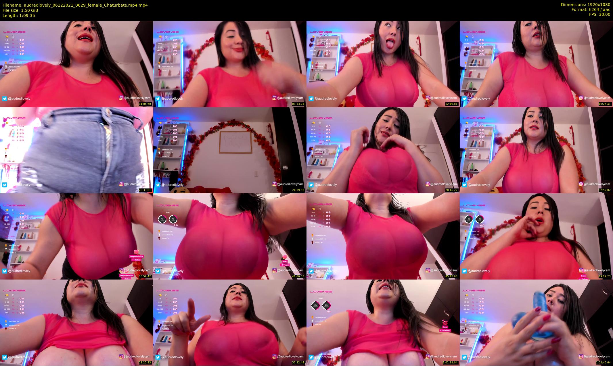 audredlovely — 70 minute Chaturbate female cam show recording, 1080p, Dec 6, 2021