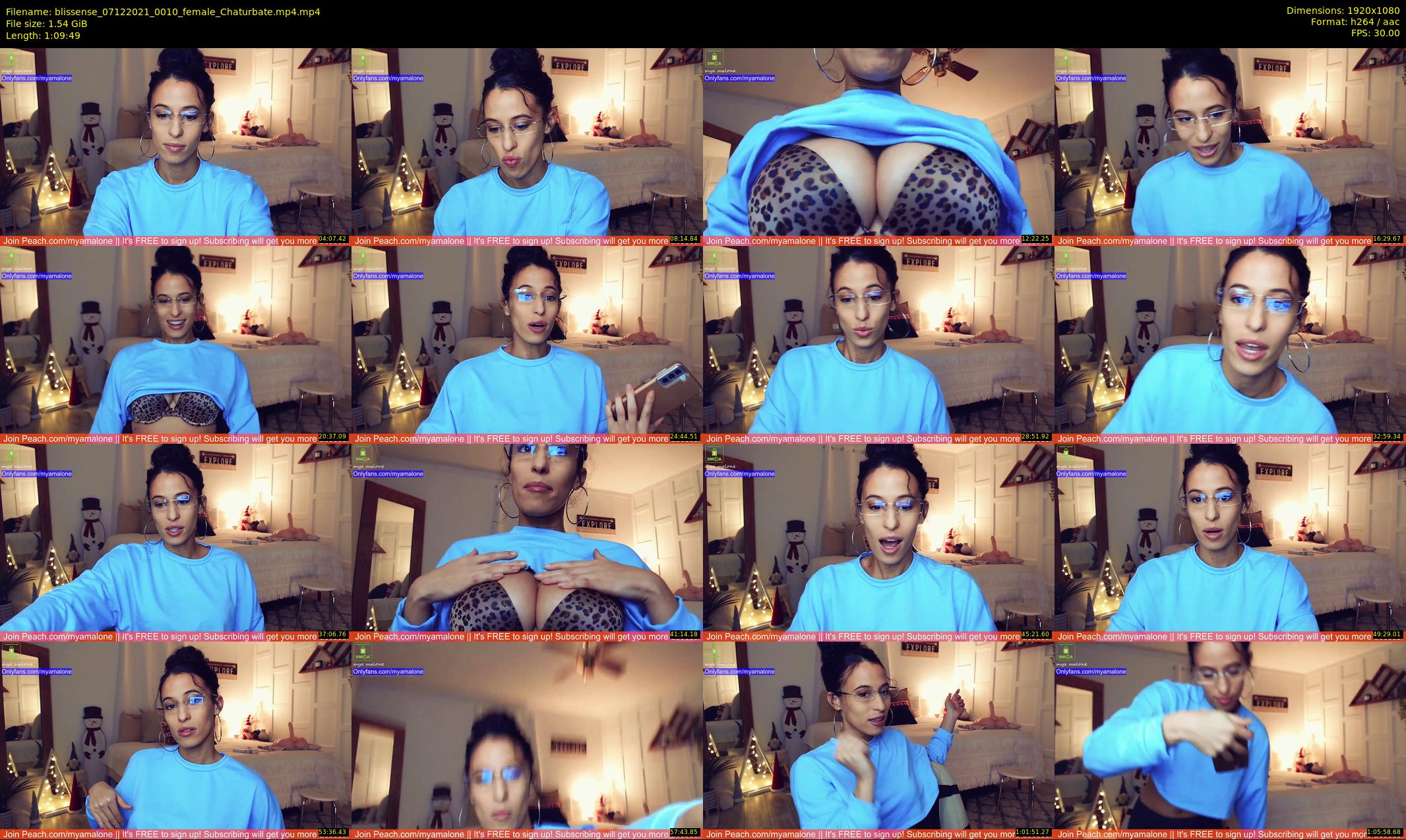 blissense — 70 minute Chaturbate female cam show recording, 1080p, Dec 7, 2021