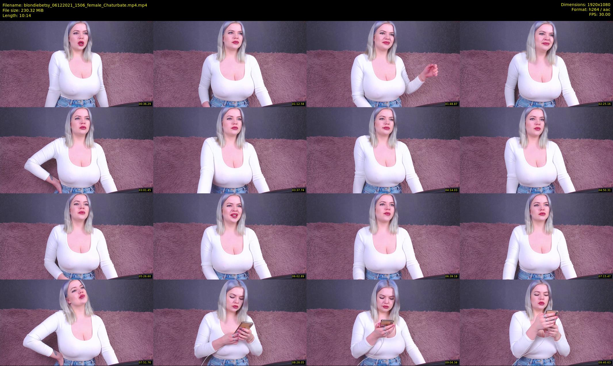 blondiebetsy — 11 minute Chaturbate female cam show recording, 1080p, Dec 6, 2021