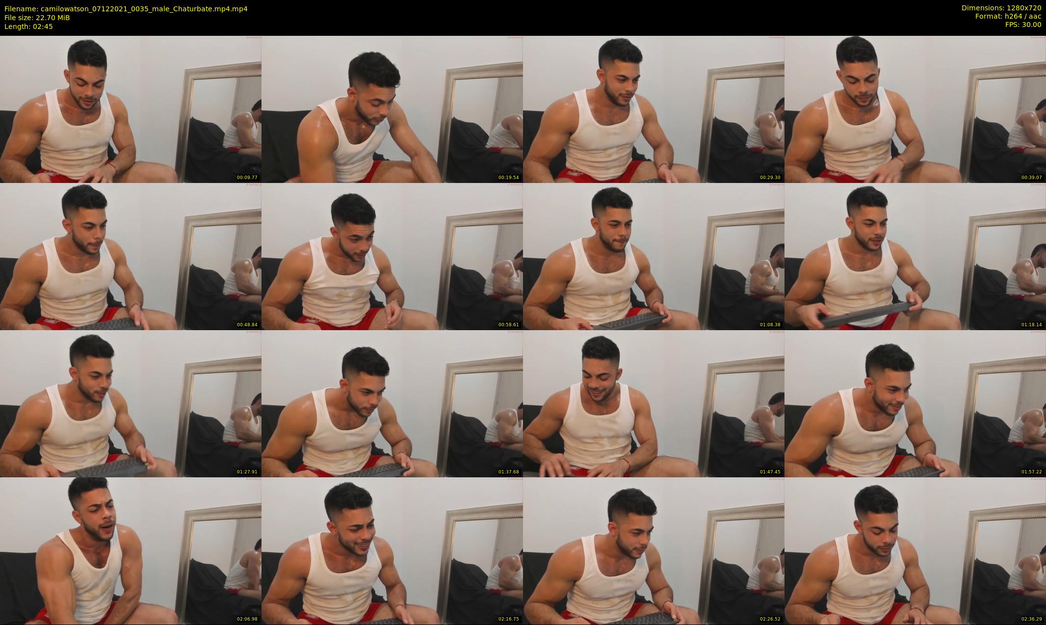 camilowatson — 3 minute Chaturbate male cam show recording, 720p, Dec 7, 2021