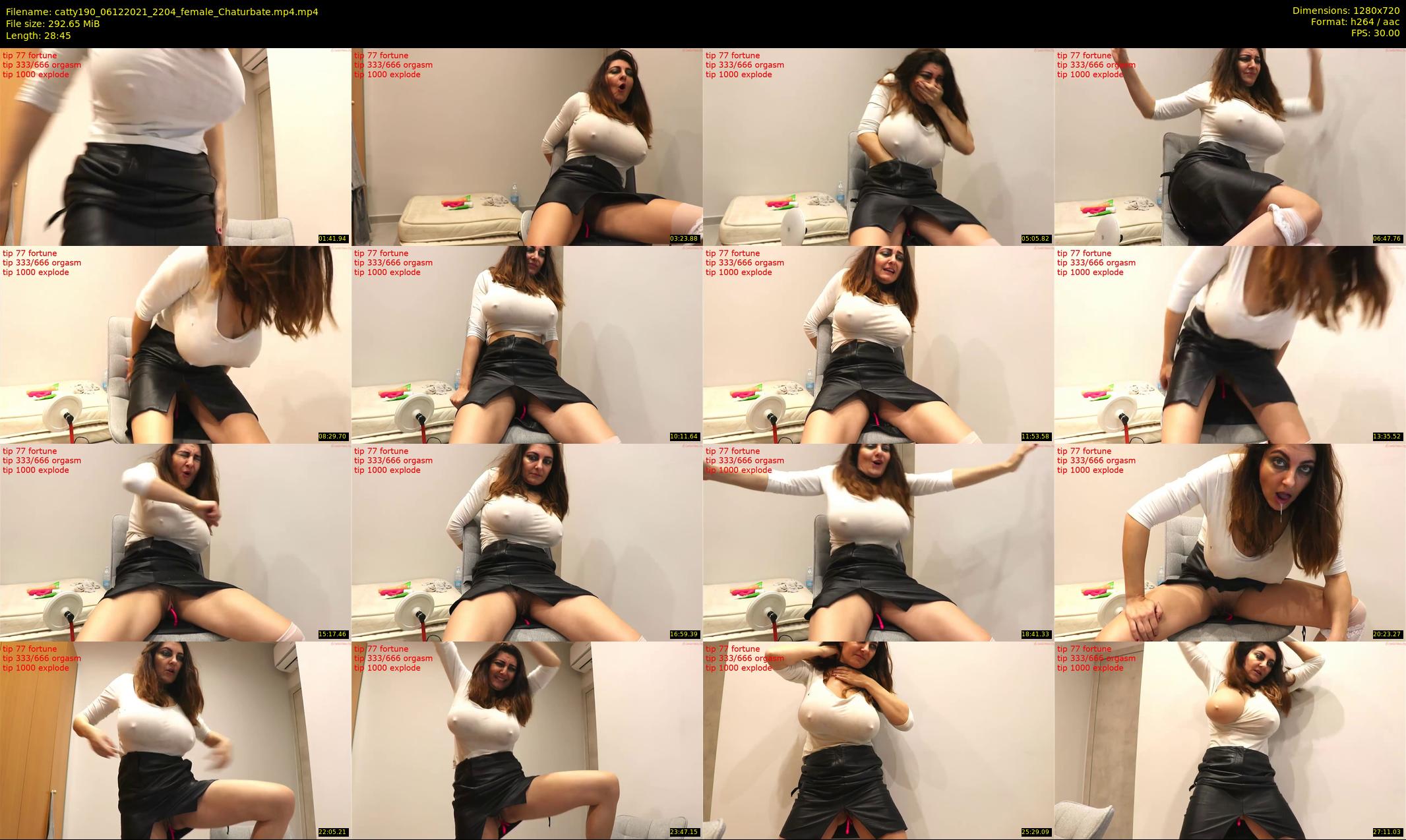 catty190 — 29 minute Chaturbate female cam show recording, 720p, Dec 6, 2021