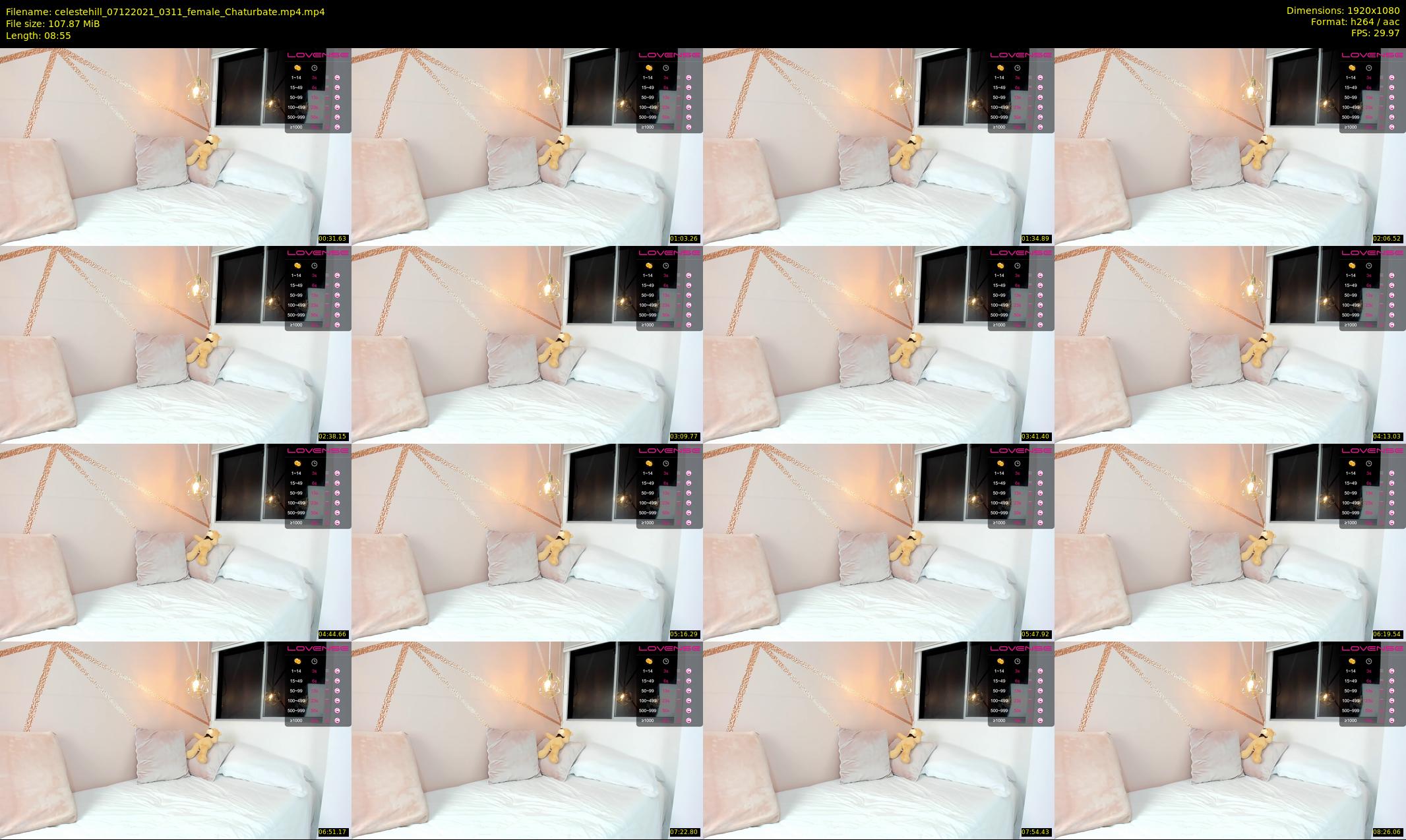 celestehill — 9 minute Chaturbate female cam show recording, 1080p, Dec 7, 2021