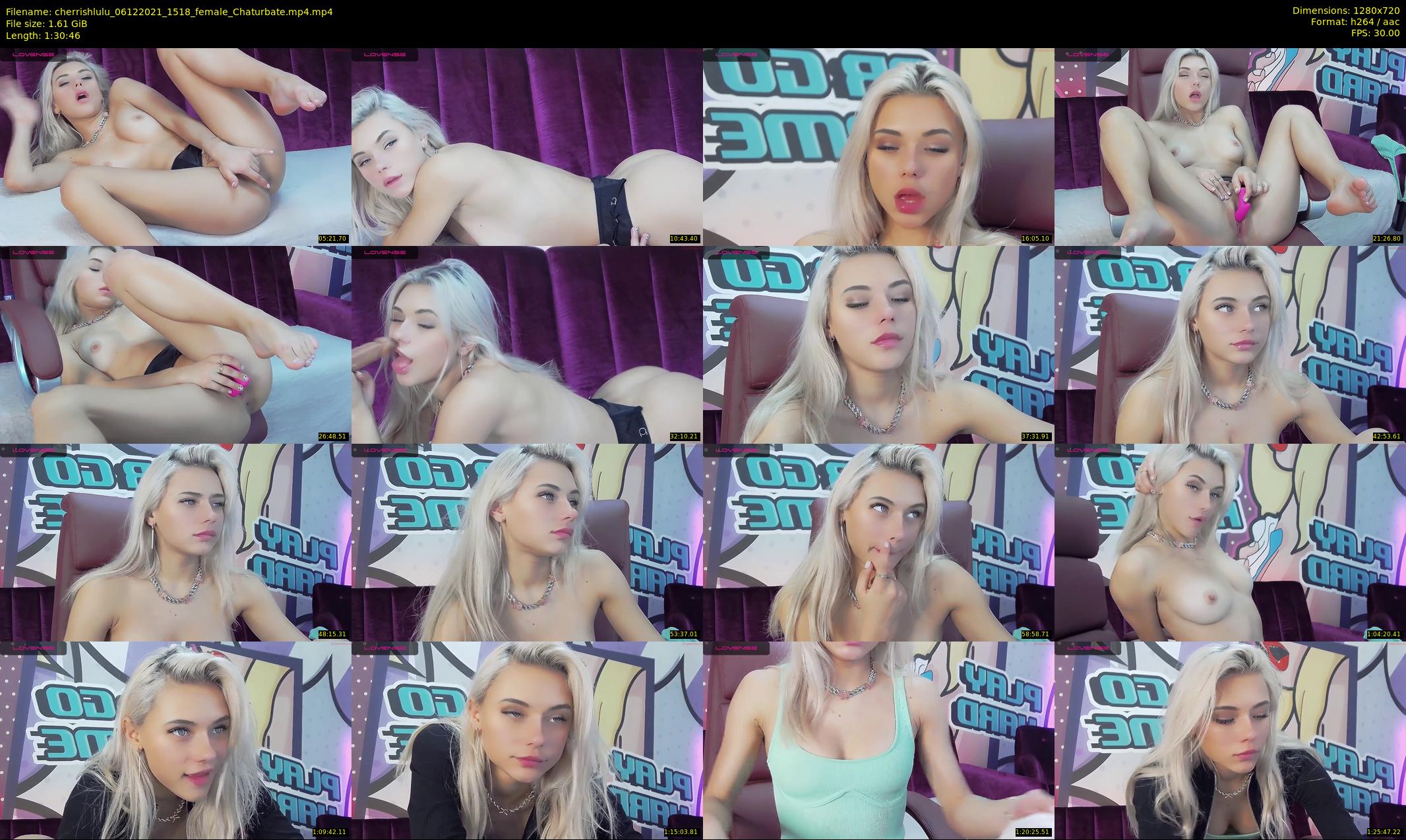cherrishlulu — 91 minute Chaturbate female cam show recording, 720p, Dec 6, 2021