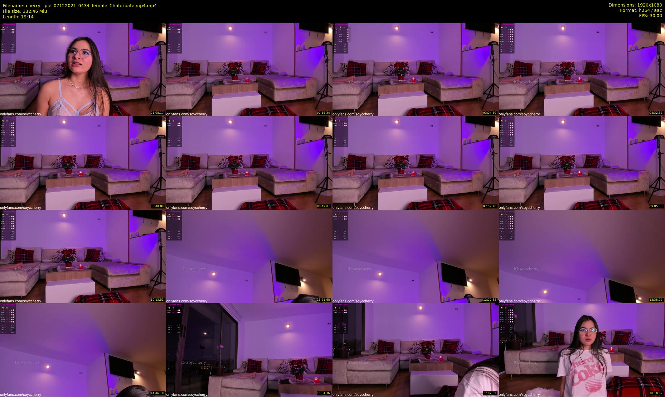 cherry__pie — 20 minute Chaturbate female cam show recording, 1080p, Dec 7, 2021