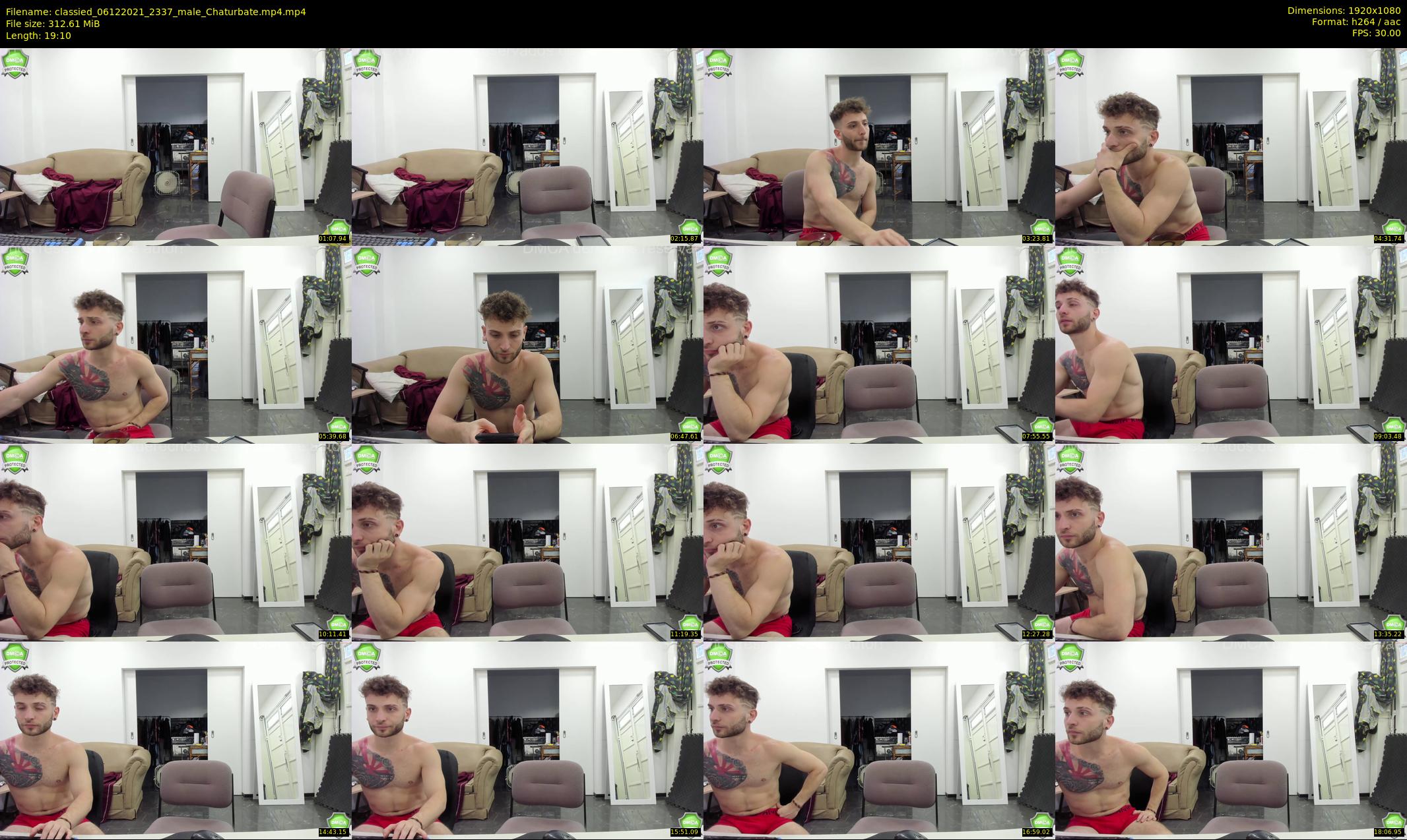 classied — 20 minute Chaturbate male cam show recording, 1080p, Dec 6, 2021