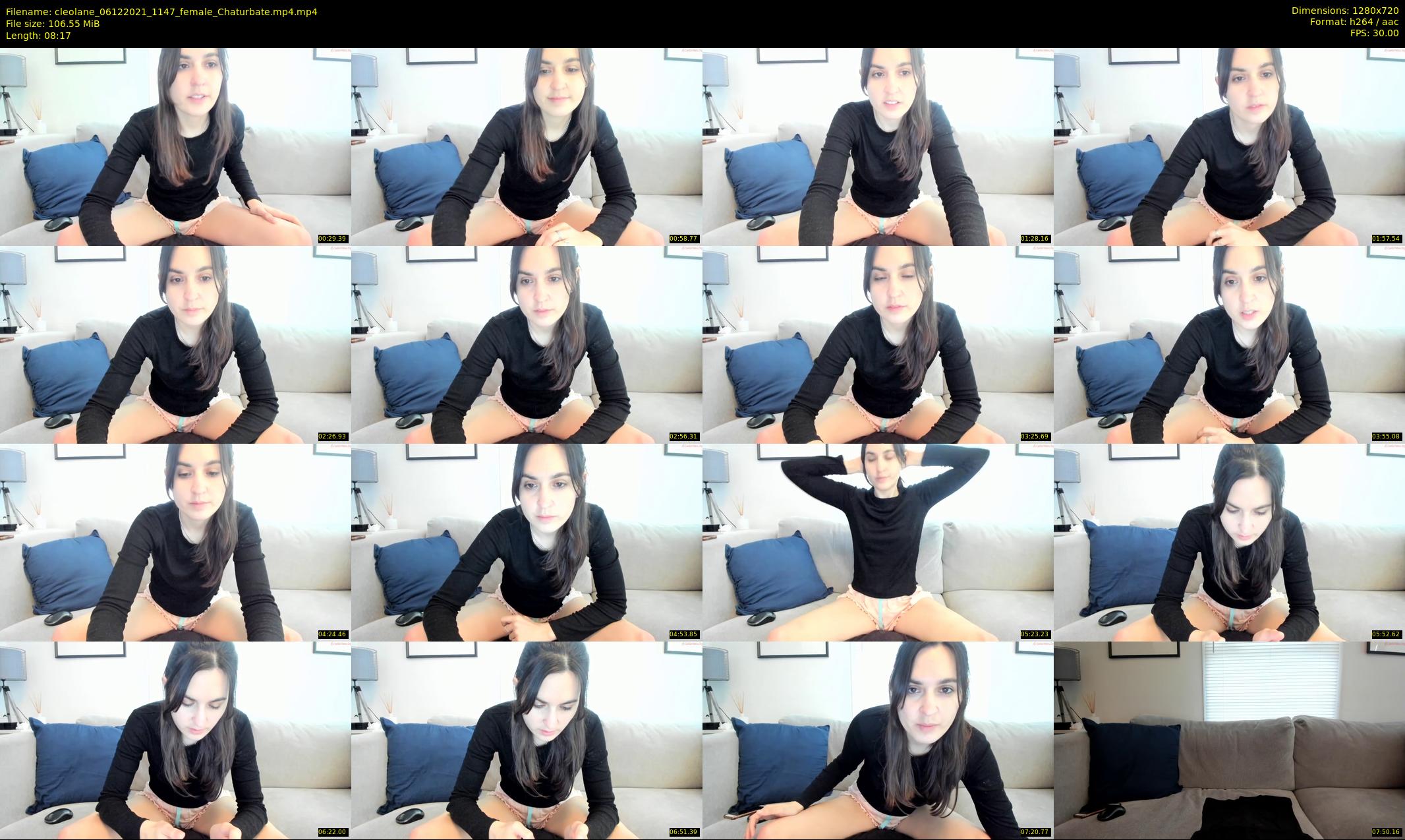 cleolane — 9 minute Chaturbate female cam show recording, 720p, Dec 6, 2021