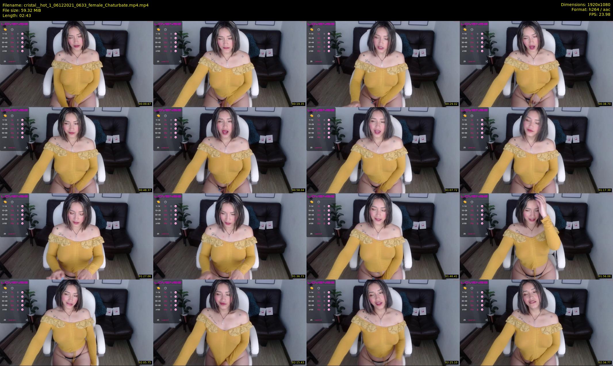 cristal__hot_1 — 3 minute Chaturbate female cam show recording, 1080p, Dec 6, 2021