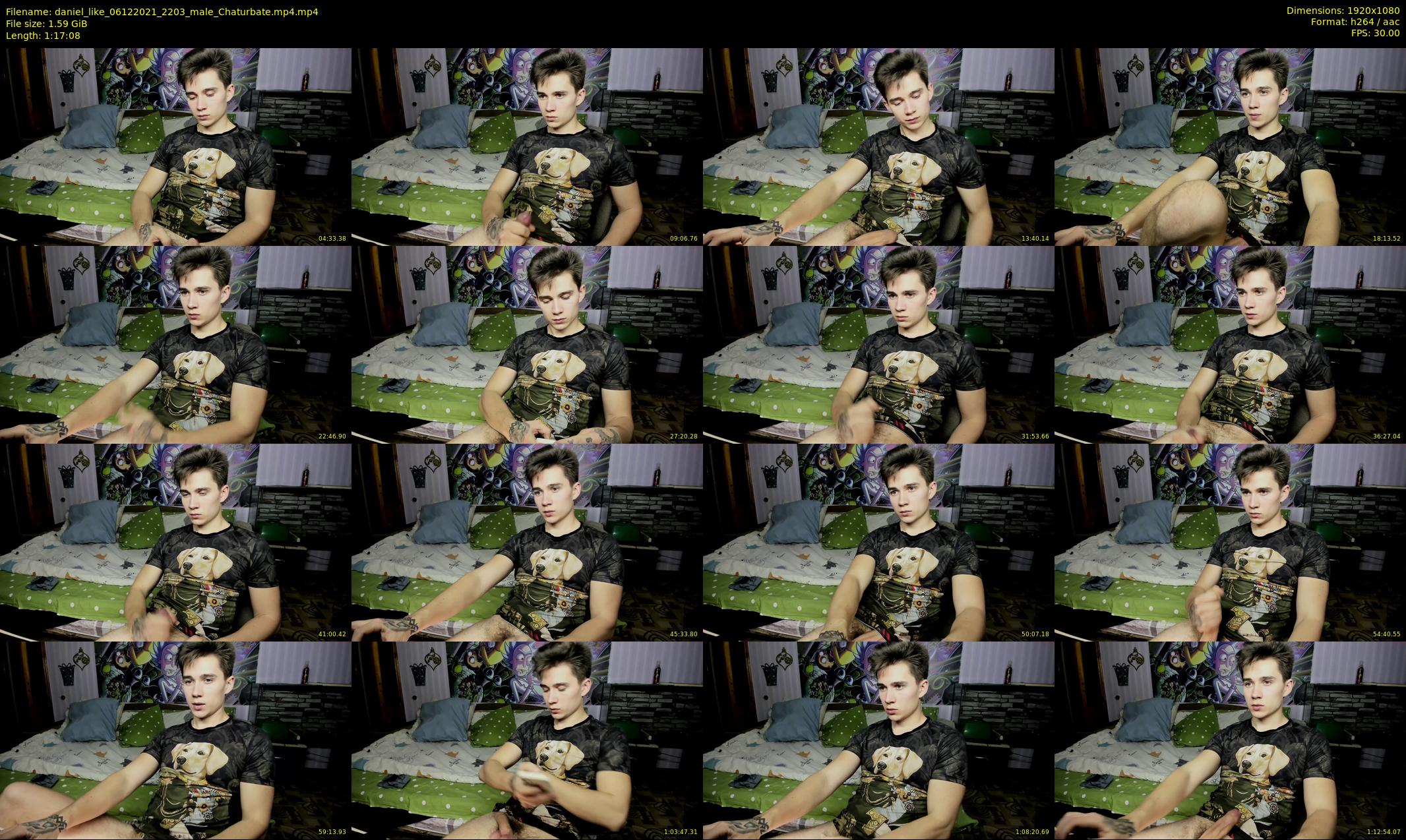 daniel_like — 78 minute Chaturbate male cam show recording, 1080p, Dec 6, 2021