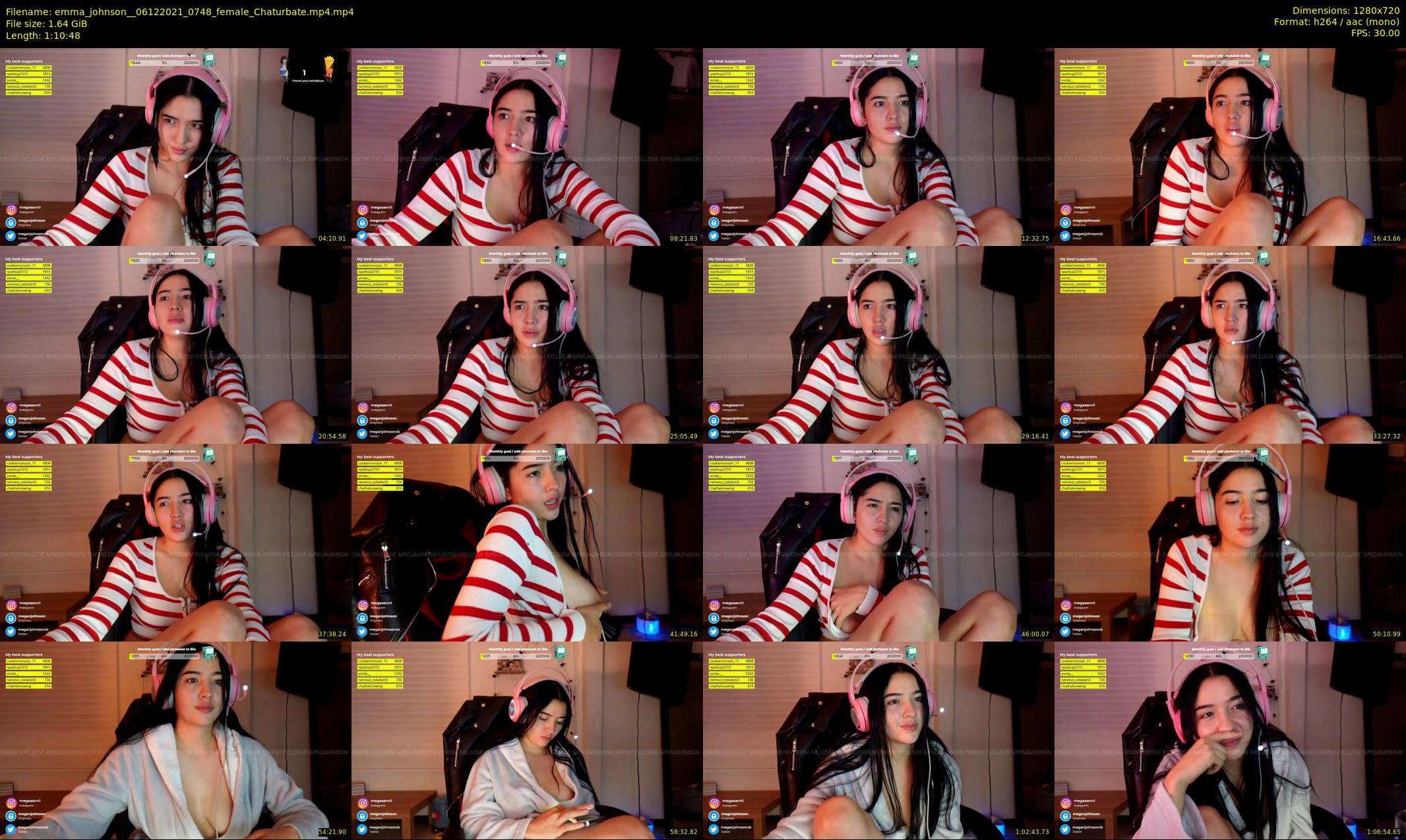 emma_johnson_ — 71 minute Chaturbate female cam show recording, 720p, Dec 6, 2021