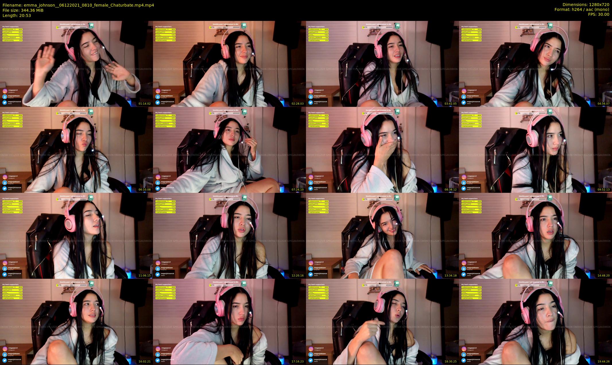 emma_johnson_ — 21 minute Chaturbate female cam show recording, 720p, Dec 6, 2021