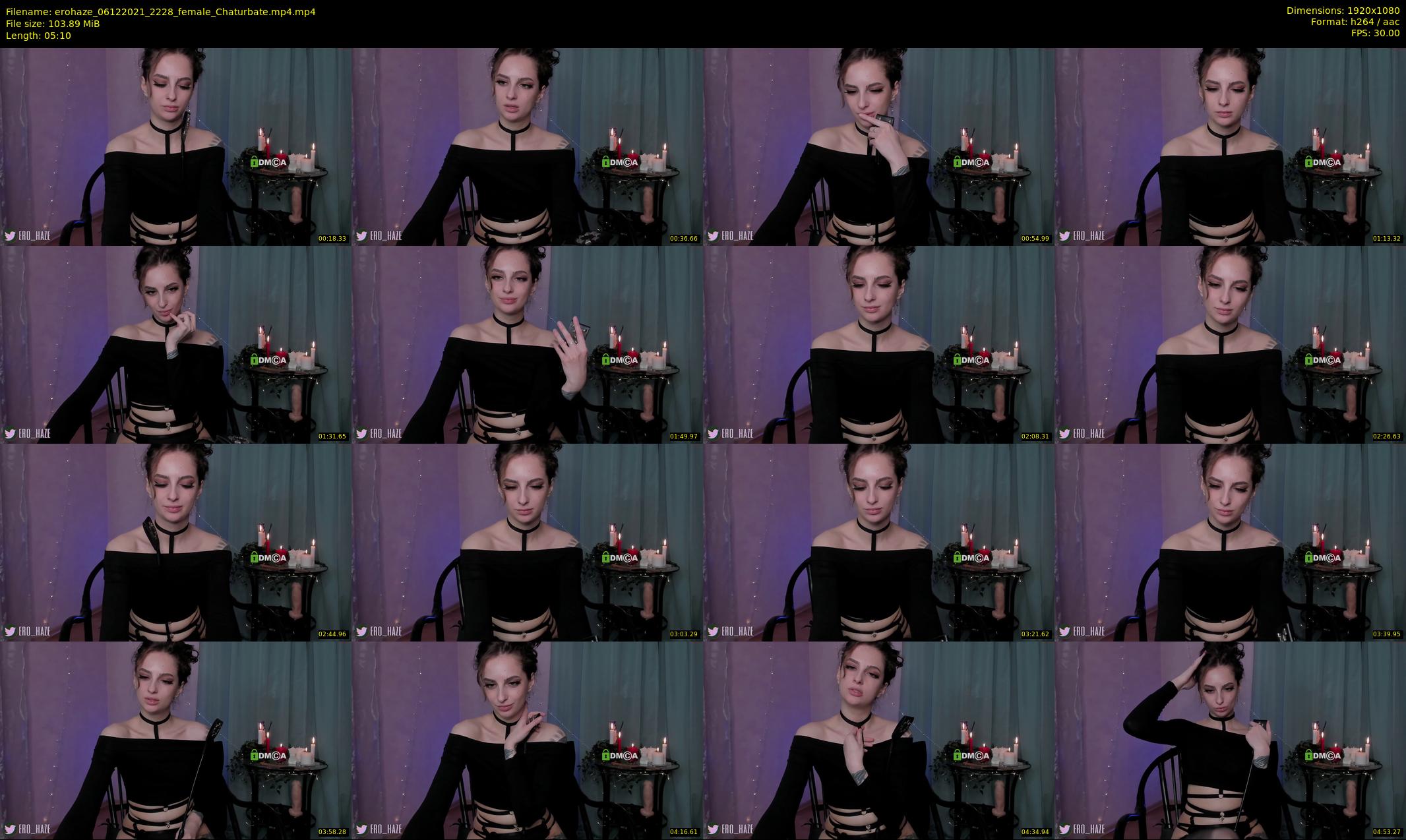 erohaze — 6 minute Chaturbate female cam show recording, 1080p, Dec 6, 2021