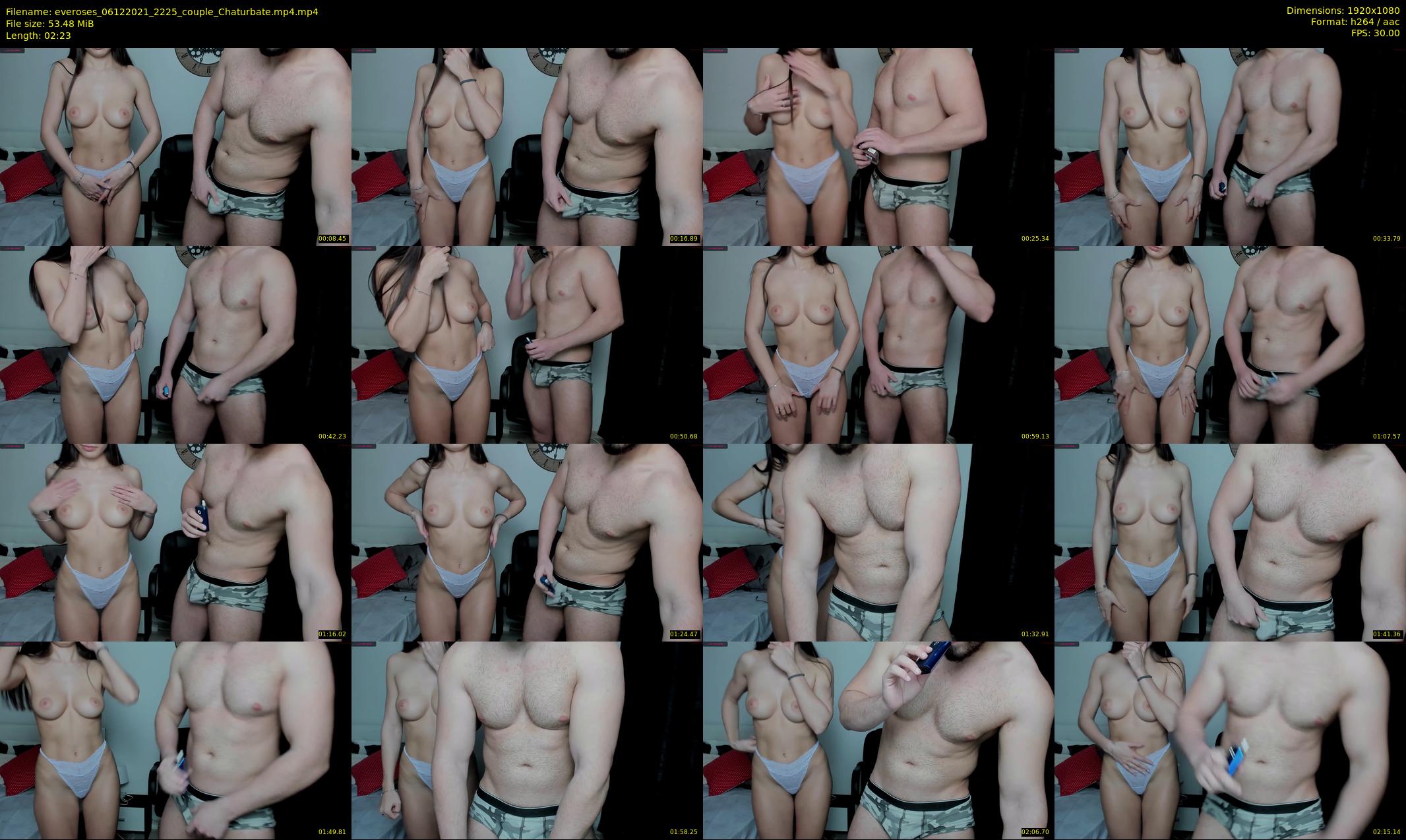 everoses — 3 minute Chaturbate couple cam show recording, 1080p, Dec 6, 2021