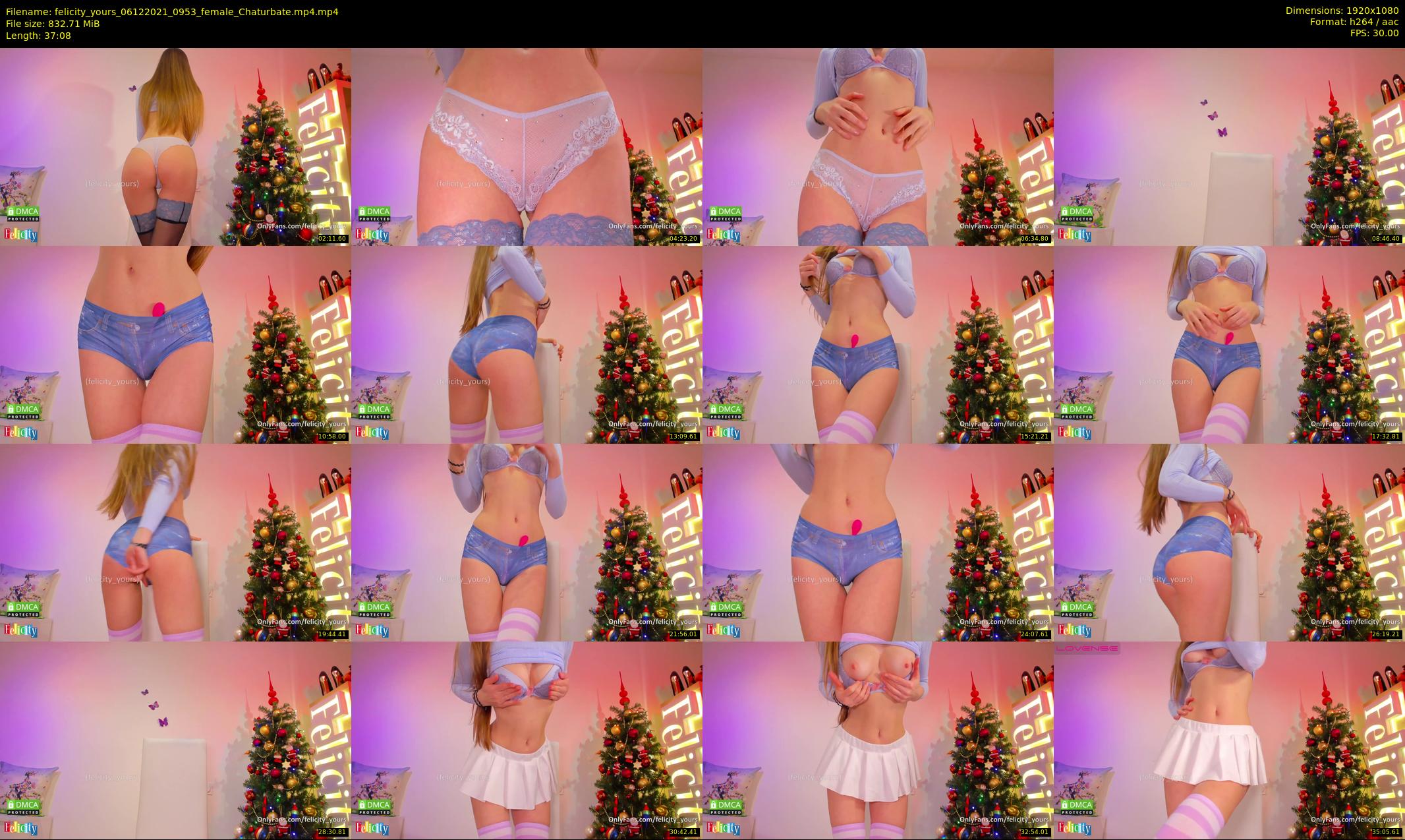 felicity_yours — 38 minute Chaturbate female cam show recording, 1080p, Dec 6, 2021