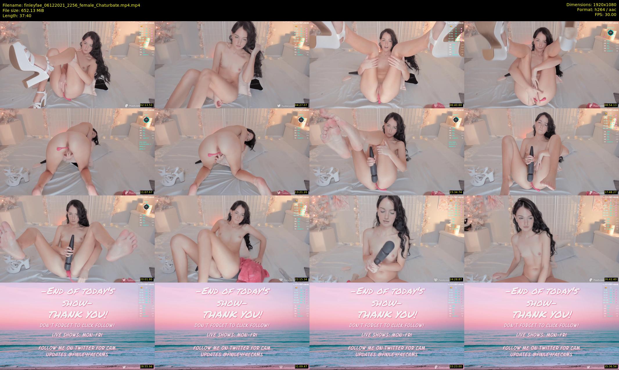 finleyfae — 38 minute Chaturbate female cam show recording, 1080p, Dec 6, 2021