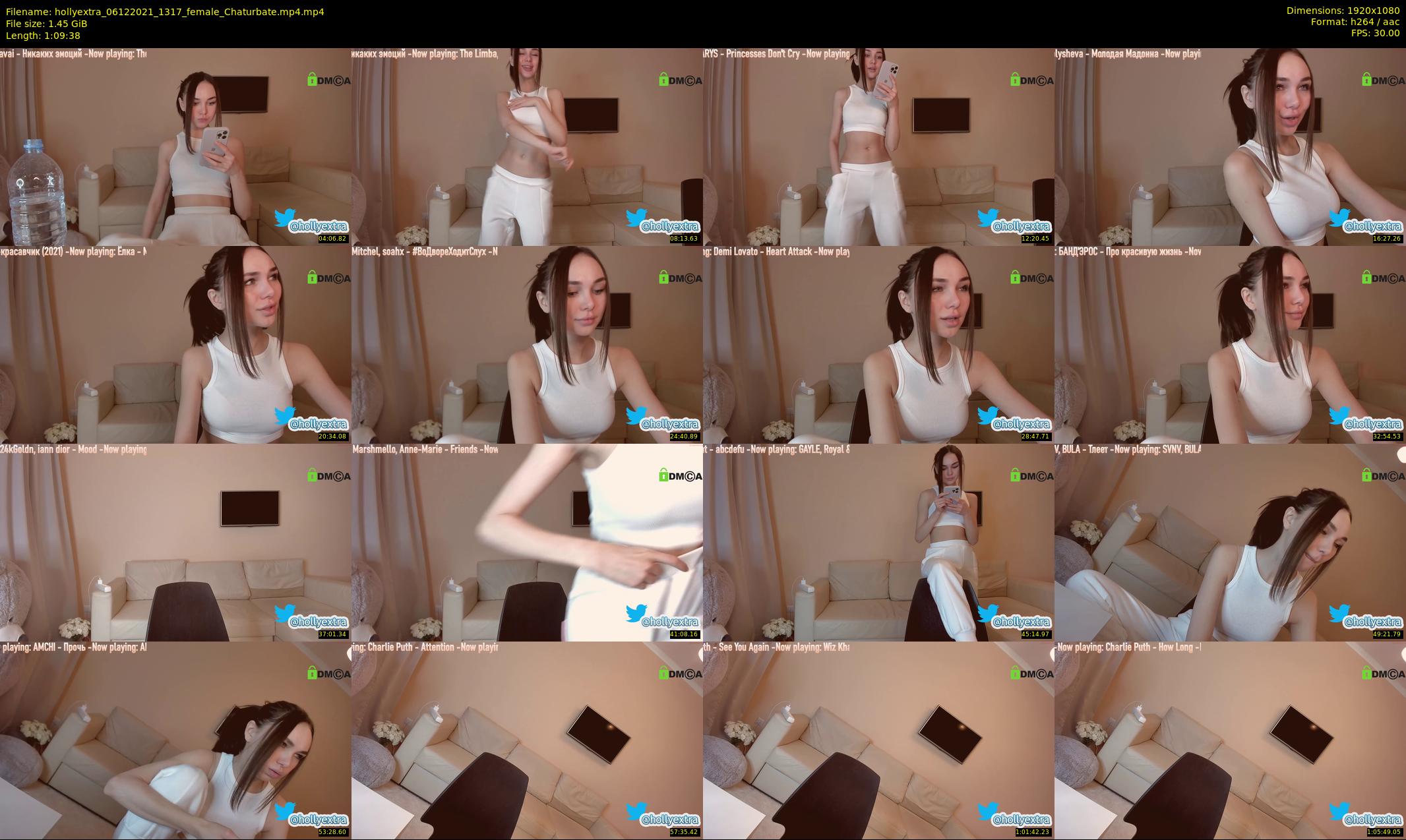 hollyextra — 70 minute Chaturbate female cam show recording, 1080p, Dec 6, 2021