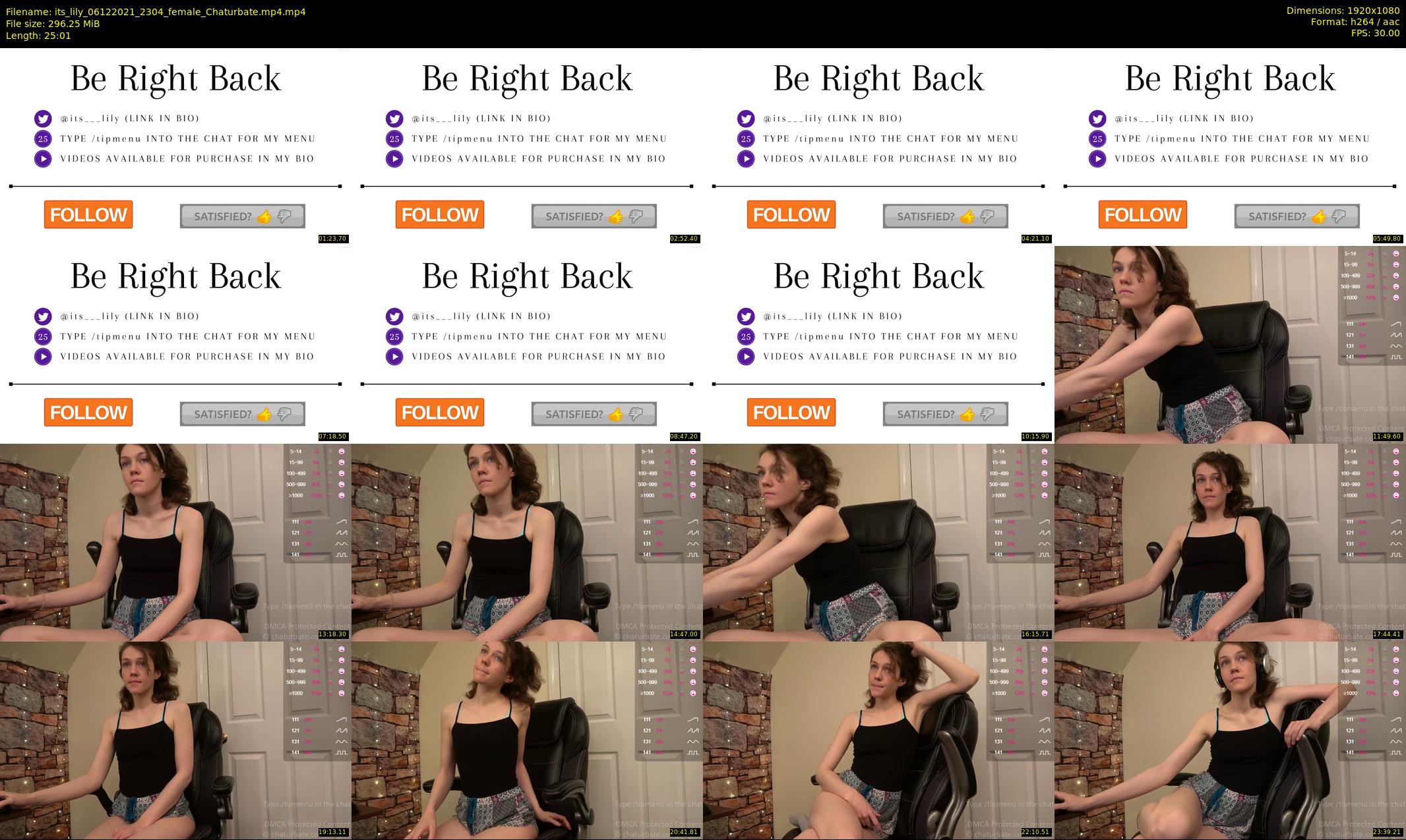 its_lily — 26 minute Chaturbate female cam show recording, 1080p, Dec 6, 2021