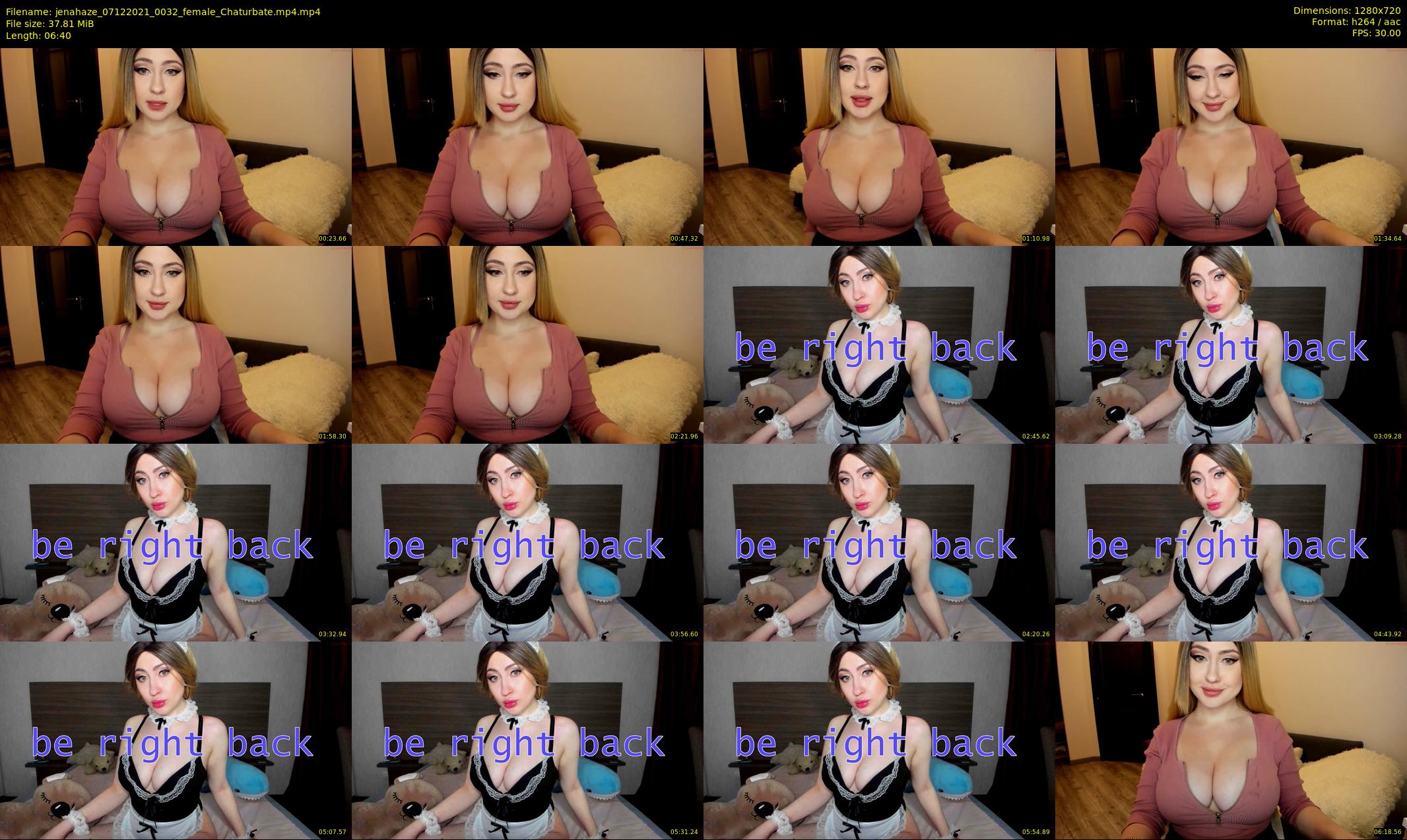jenahaze — 7 minute Chaturbate female cam show recording, 720p, Dec 7, 2021