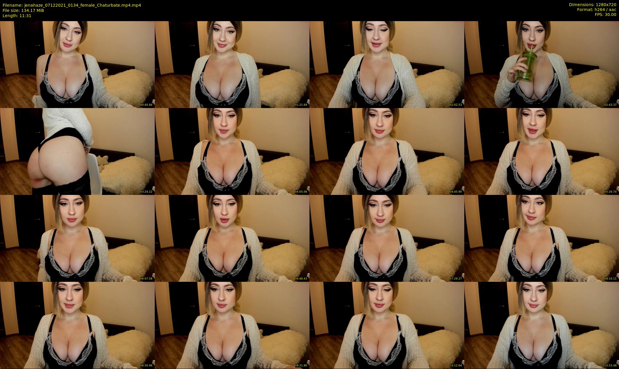 jenahaze — 12 minute Chaturbate female cam show recording, 720p, Dec 7, 2021
