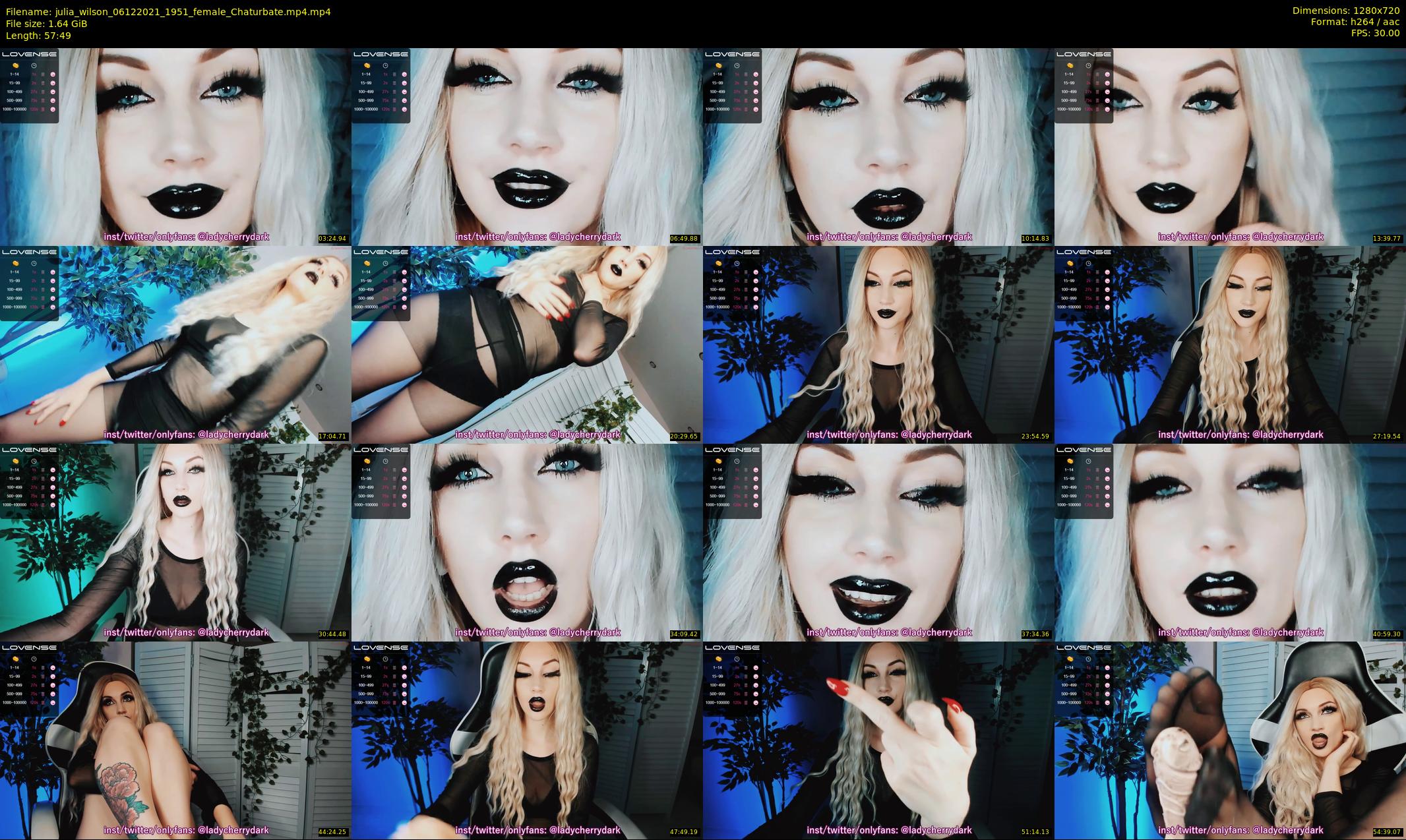 julia_wilson — 58 minute Chaturbate female cam show recording, 720p, Dec 6, 2021