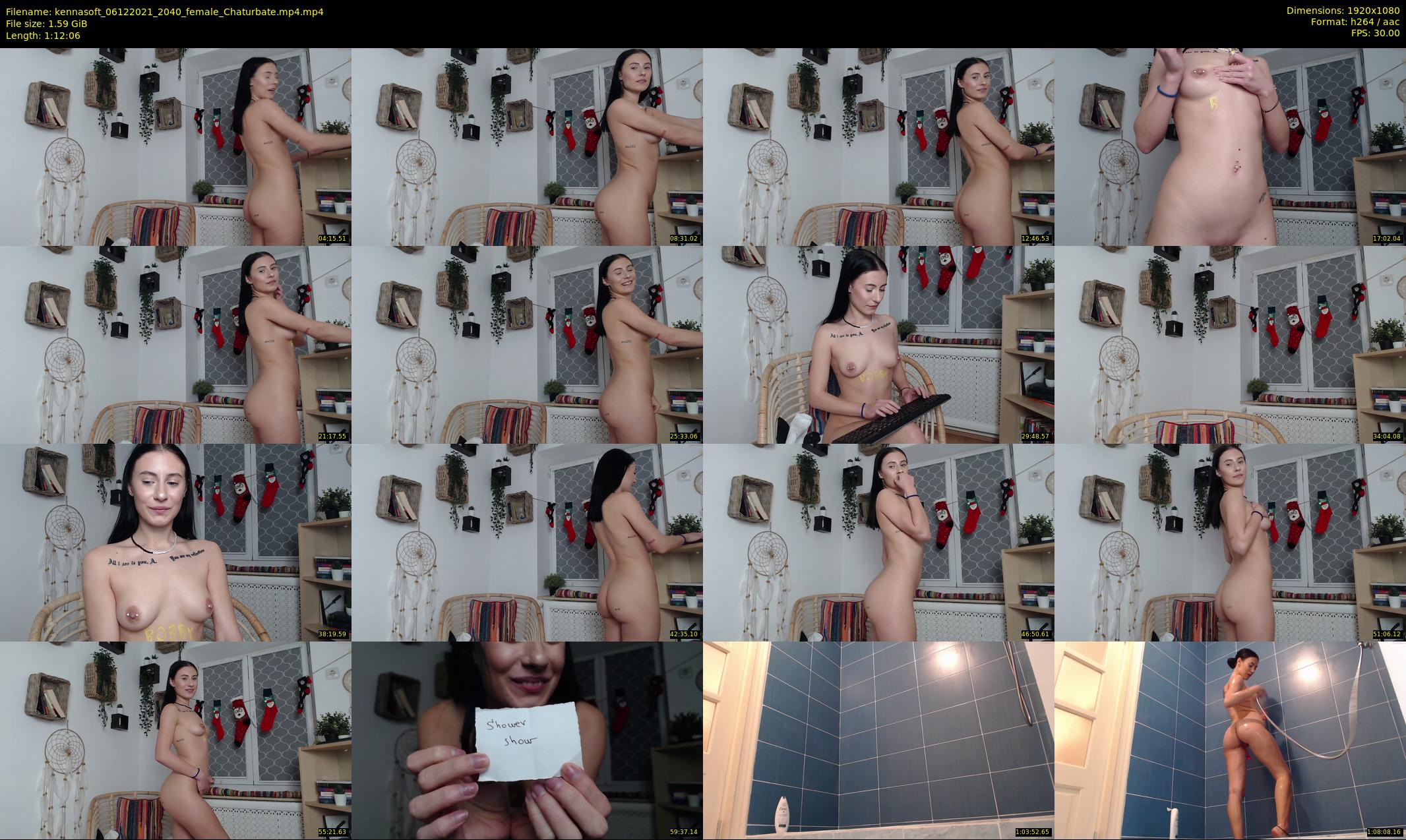 kennasoft — 73 minute Chaturbate female cam show recording, 1080p, Dec 6, 2021