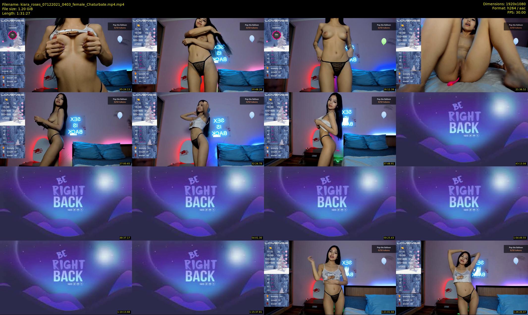 kiara_roses — 92 minute Chaturbate female cam show recording, 1080p, Dec 7, 2021