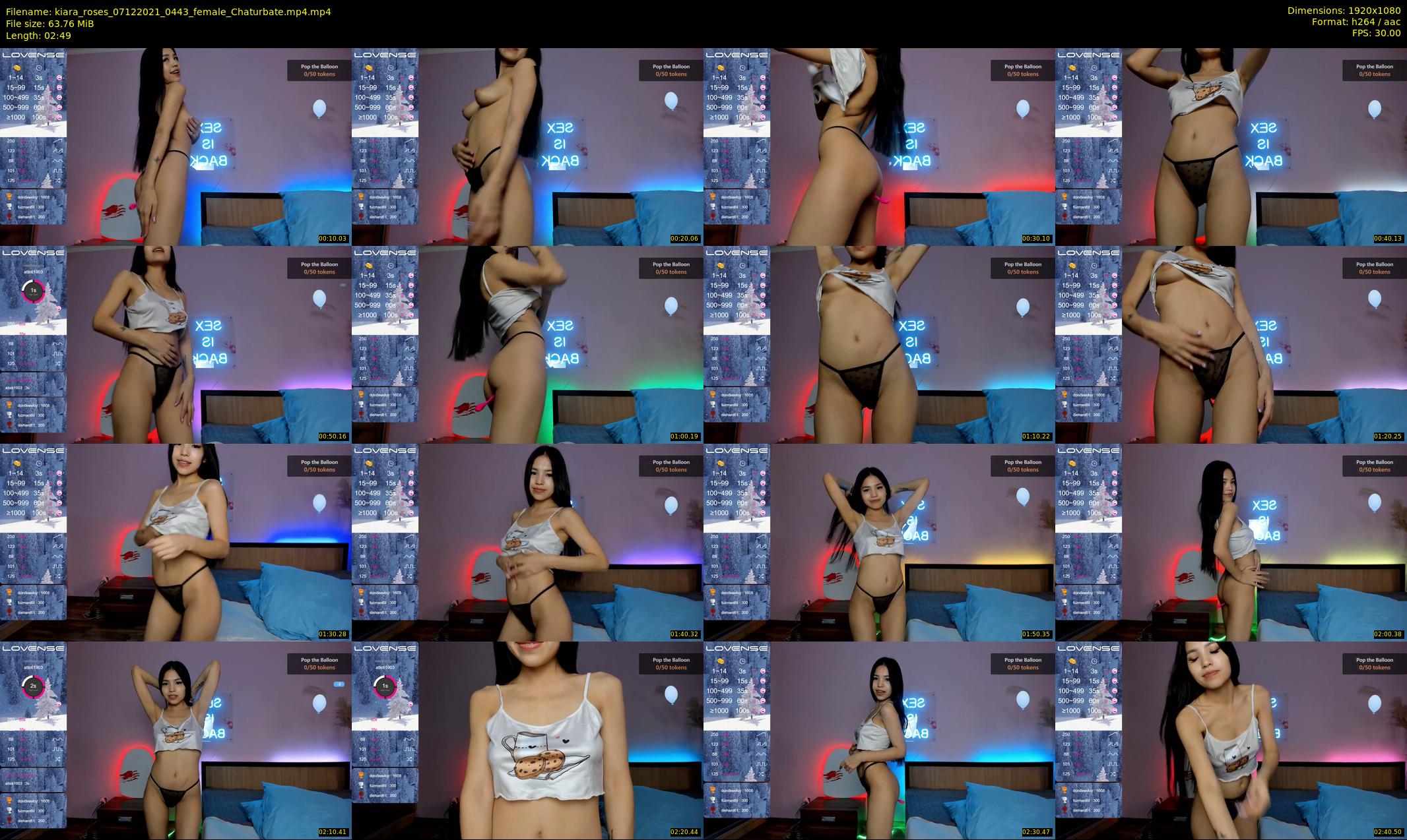 kiara_roses — 3 minute Chaturbate female cam show recording, 1080p, Dec 7, 2021