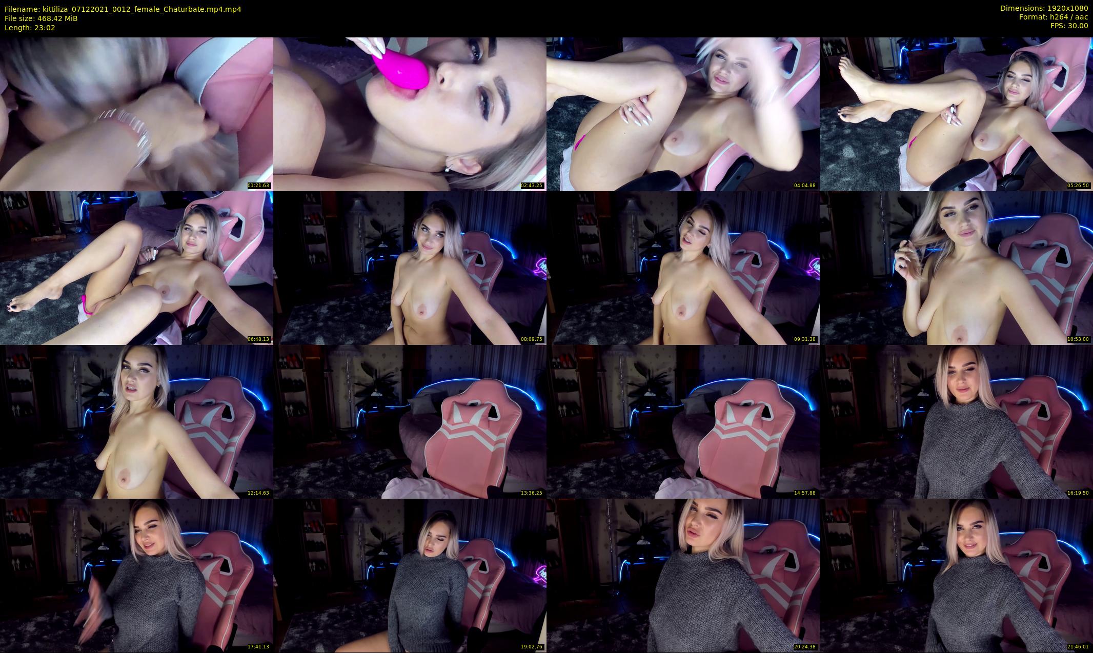 kittiliza — 24 minute Chaturbate female cam show recording, 1080p, Dec 7, 2021