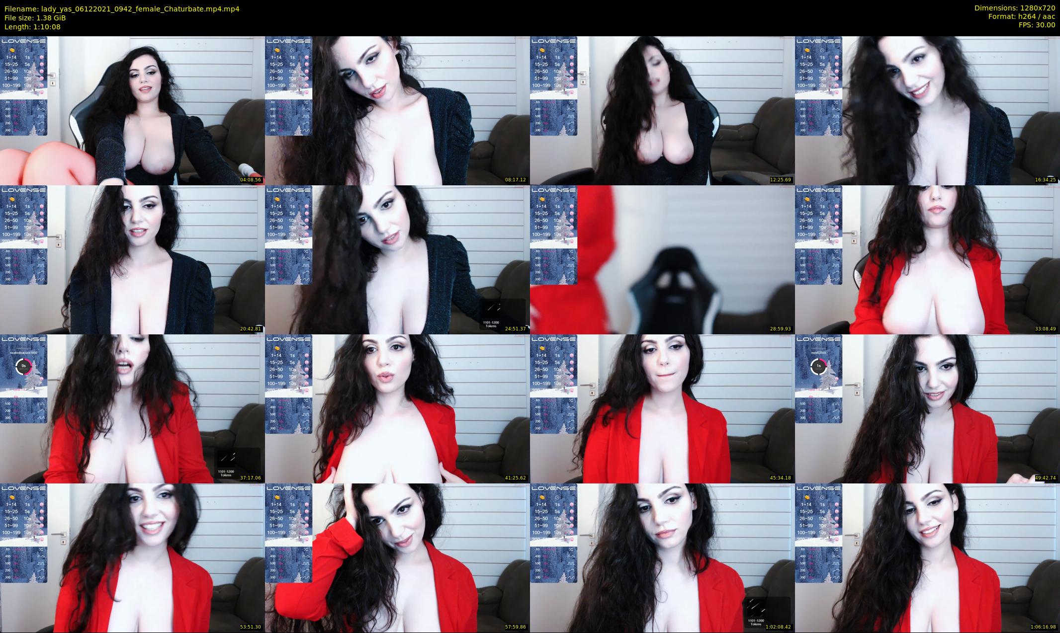 lady_yas — 71 minute Chaturbate female cam show recording, 720p, Dec 6, 2021