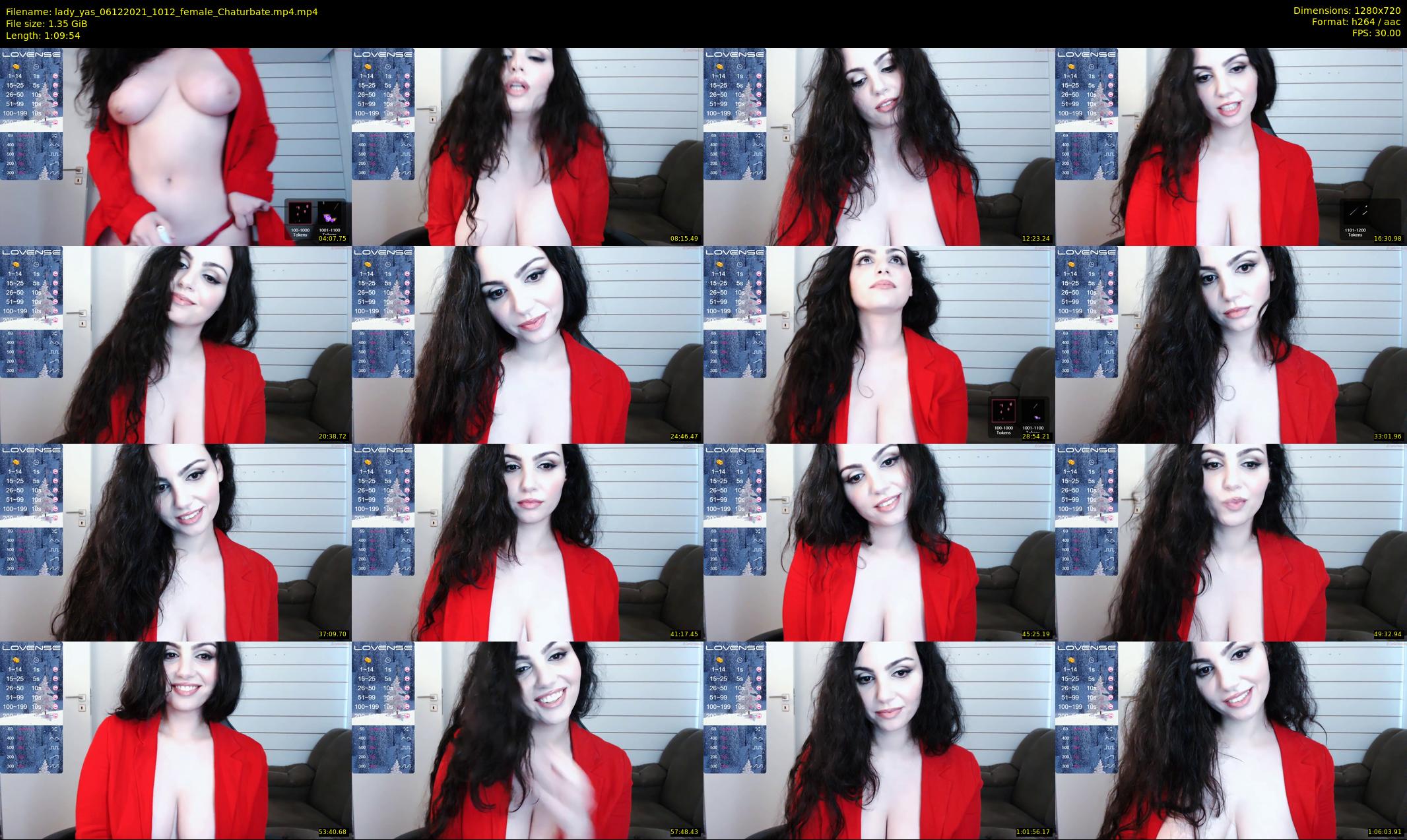 lady_yas — 70 minute Chaturbate female cam show recording, 720p, Dec 6, 2021