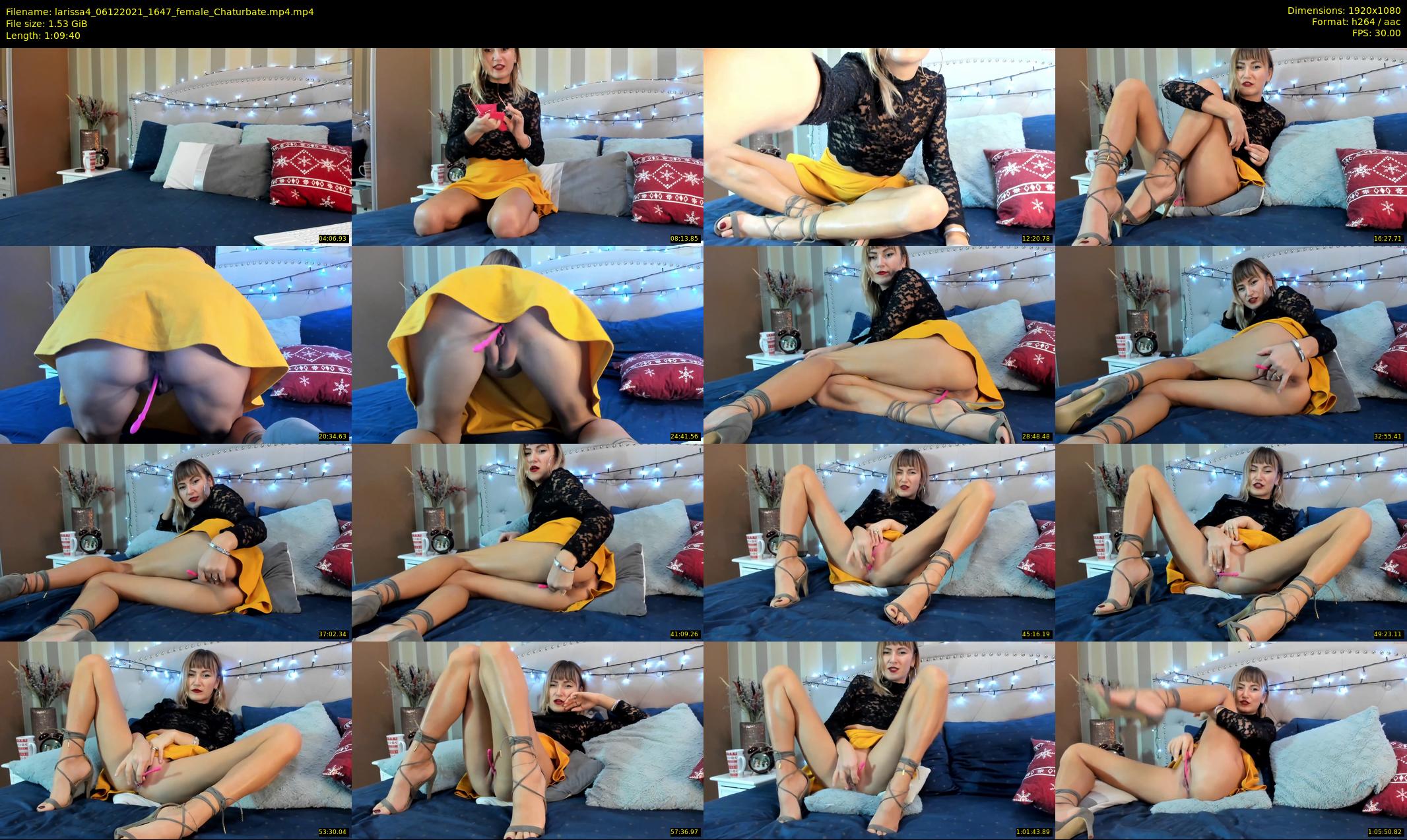 larissa4 — 70 minute Chaturbate female cam show recording, 1080p, Dec 6, 2021