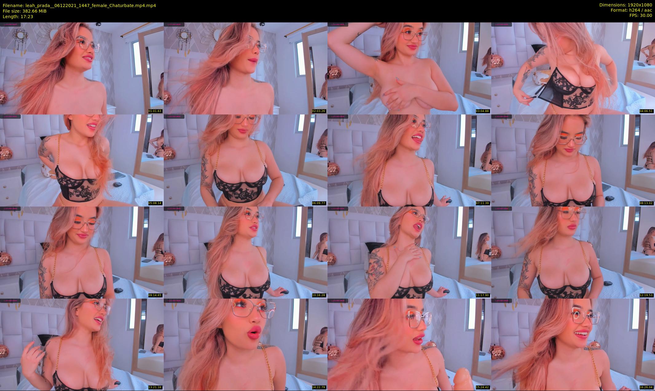 leah_prada_ — 18 minute Chaturbate female cam show recording, 1080p, Dec 6, 2021