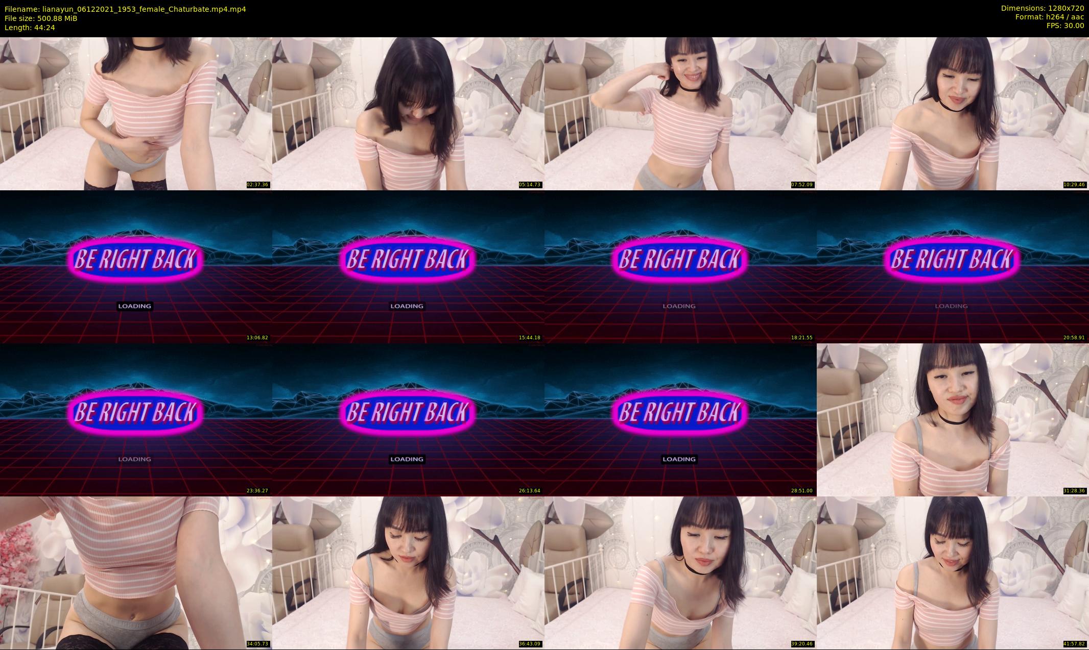 lianayun — 45 minute Chaturbate female cam show recording, 720p, Dec 6, 2021