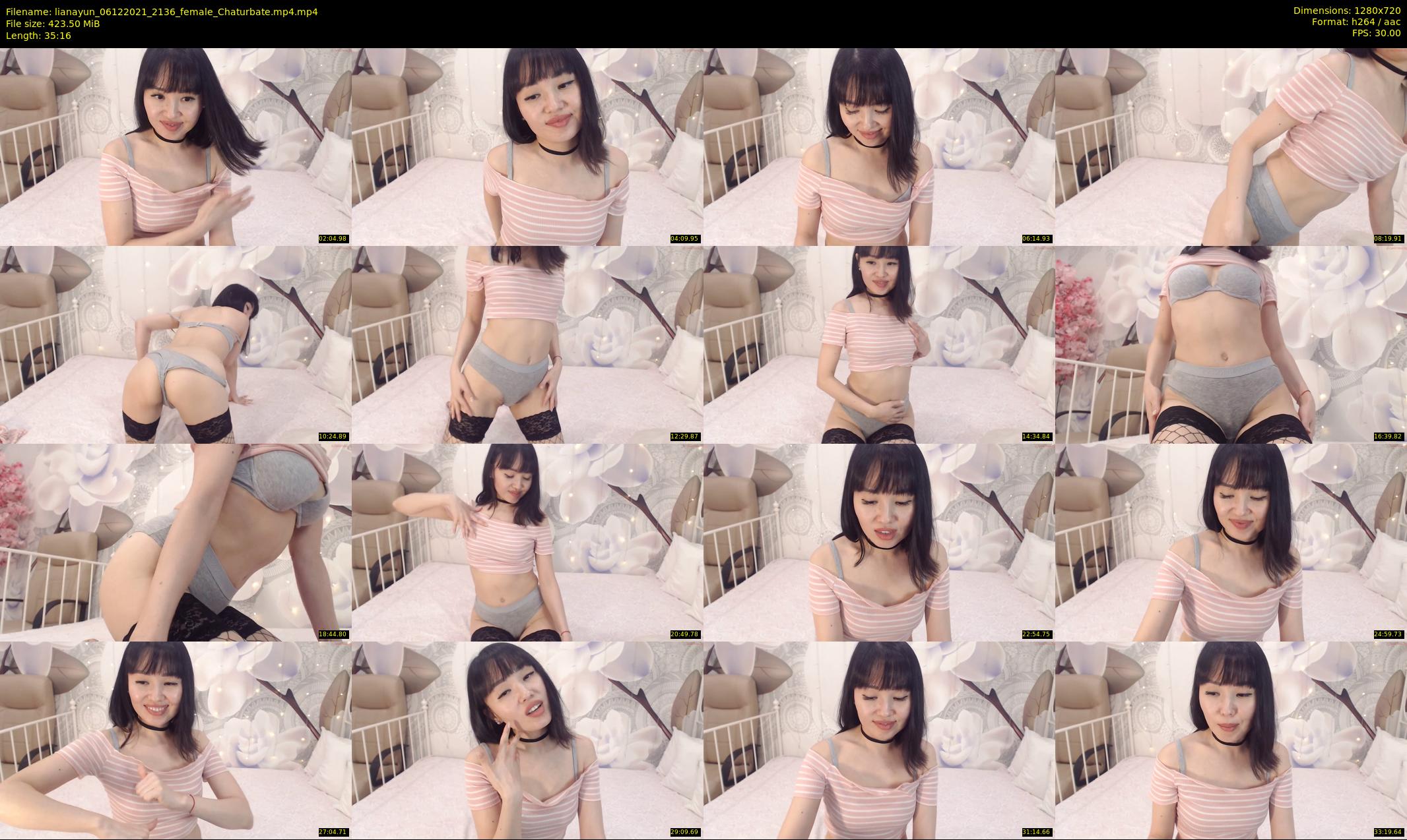 lianayun — 36 minute Chaturbate female cam show recording, 720p, Dec 6, 2021