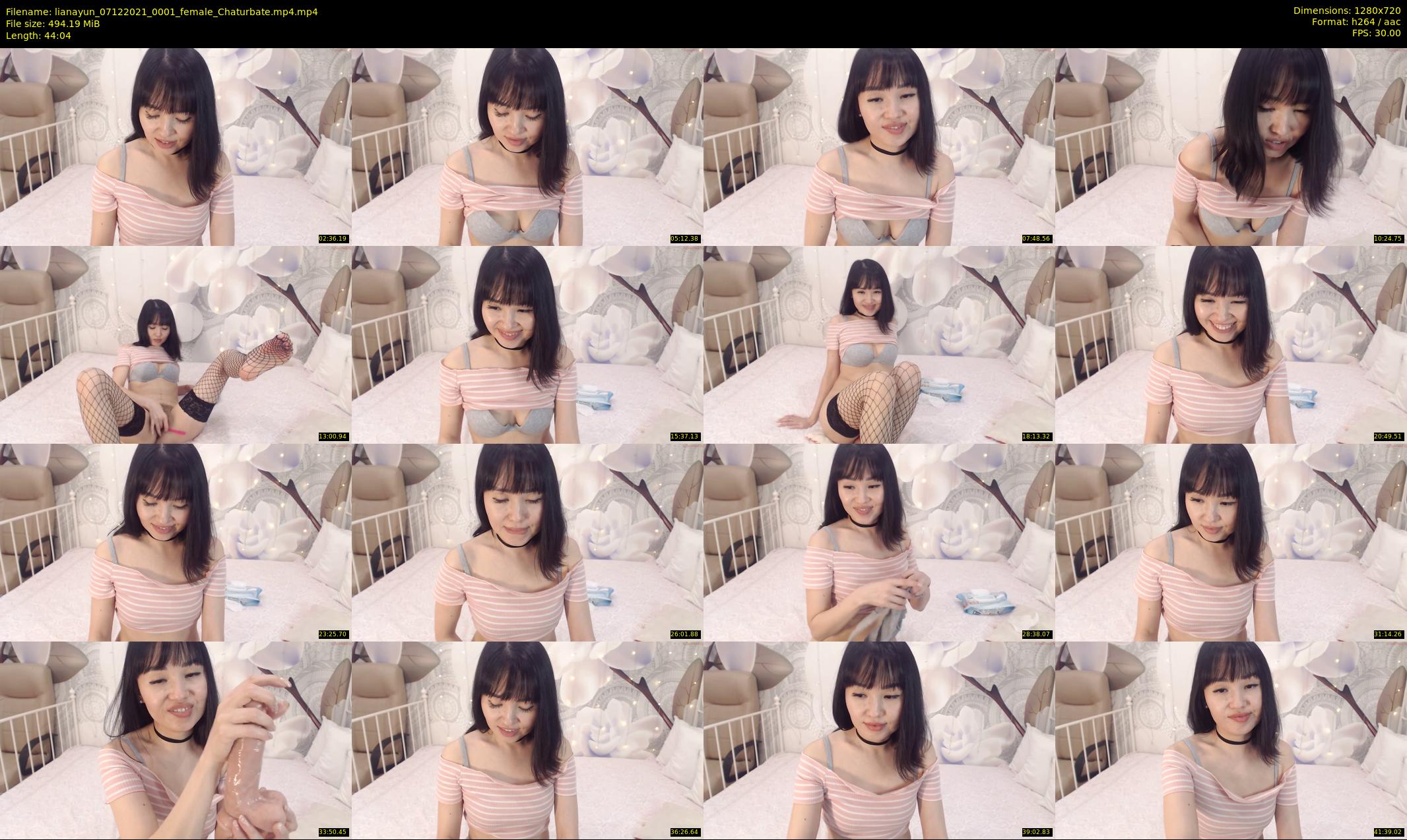 lianayun — 45 minute Chaturbate female cam show recording, 720p, Dec 7, 2021