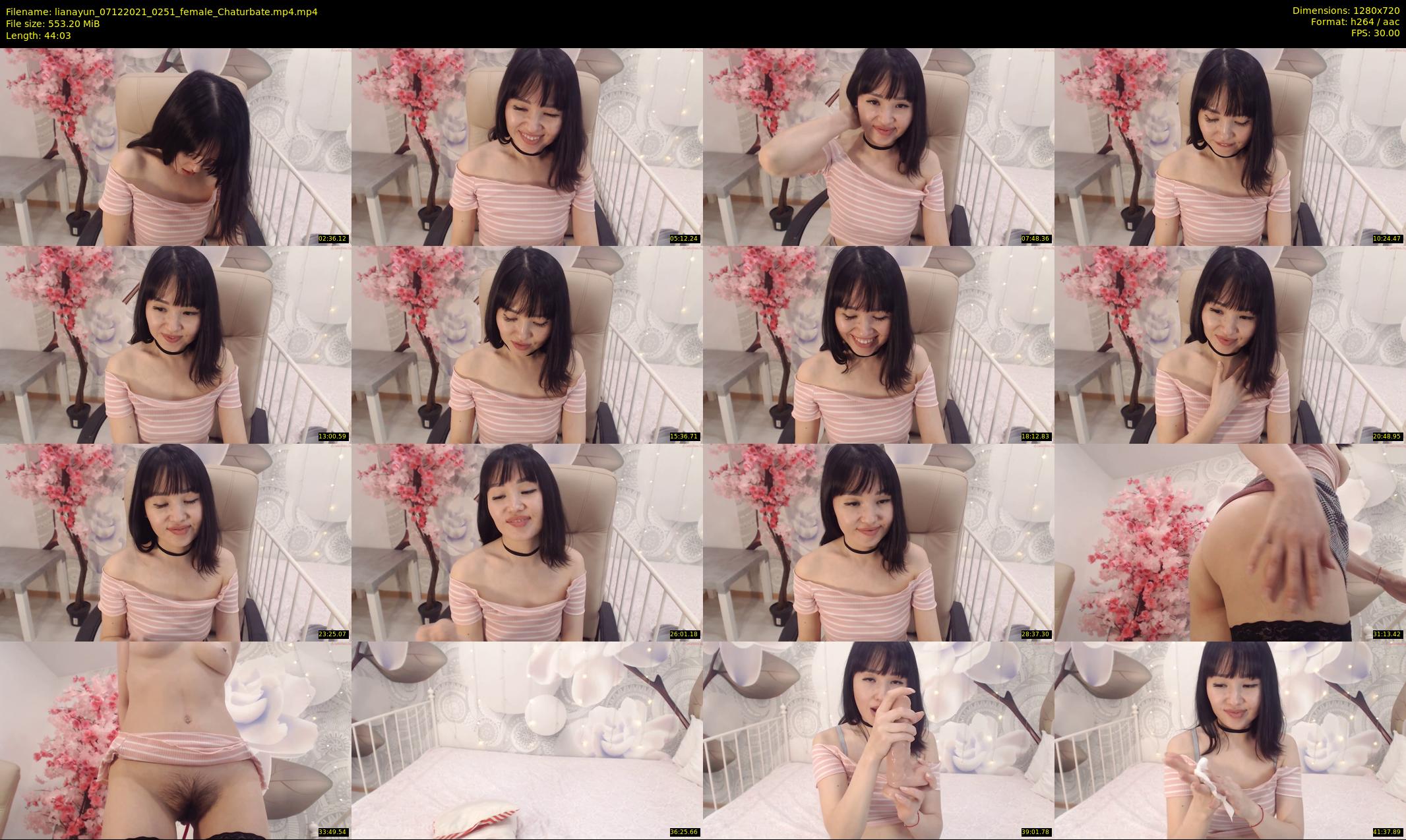 lianayun — 45 minute Chaturbate female cam show recording, 720p, Dec 7, 2021