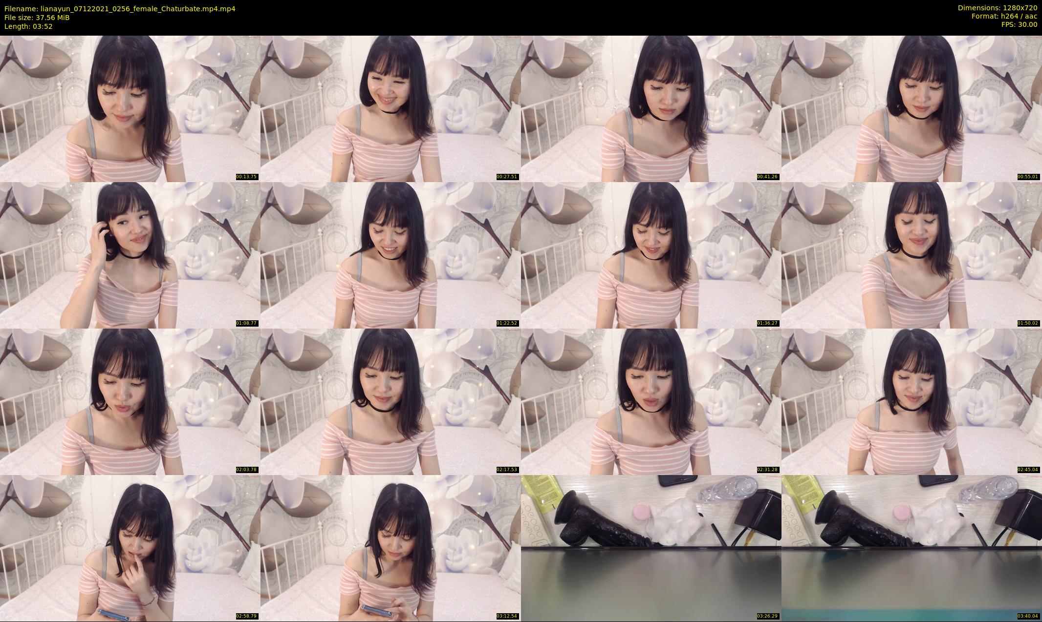 lianayun — 4 minute Chaturbate female cam show recording, 720p, Dec 7, 2021