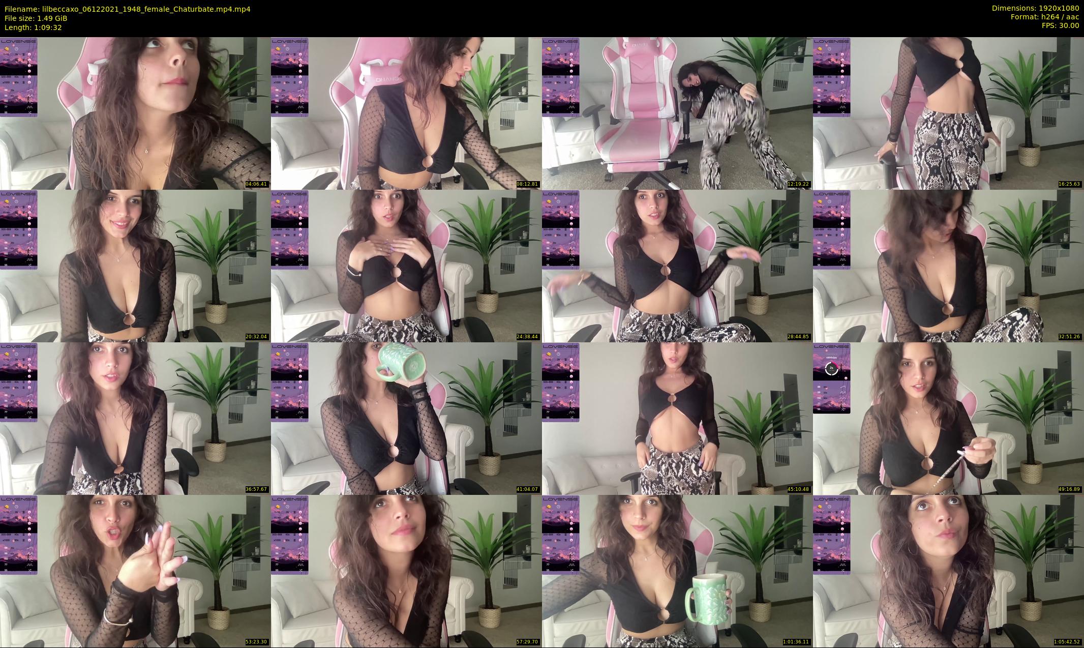 lilbeccaxo — 70 minute Chaturbate female cam show recording, 1080p, Dec 6, 2021