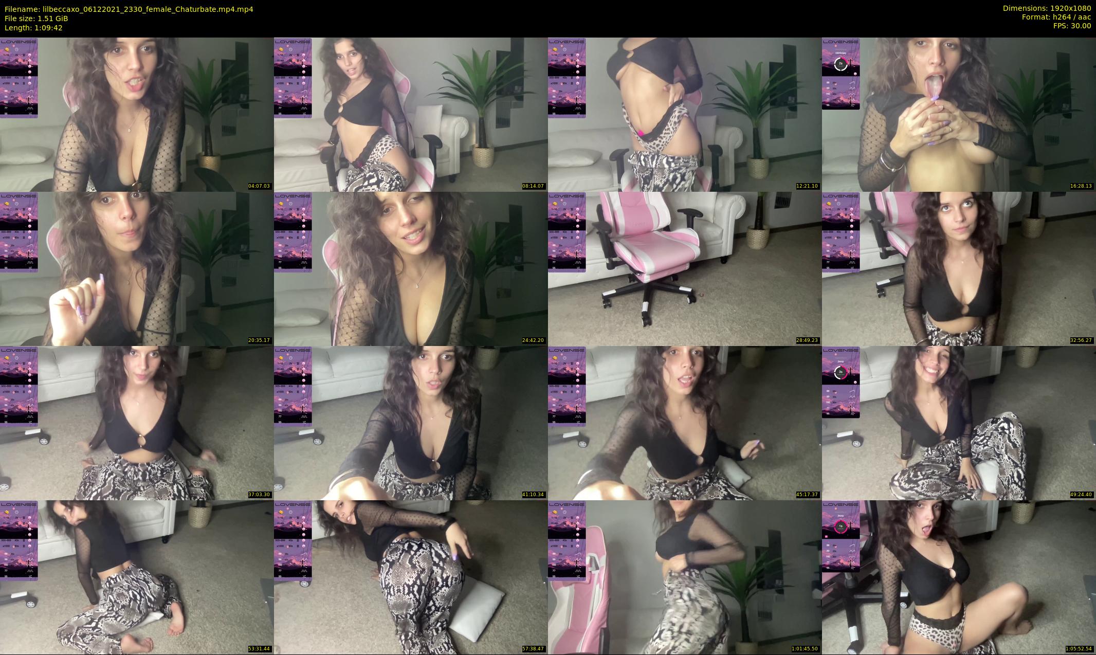 lilbeccaxo — 70 minute Chaturbate female cam show recording, 1080p, Dec 6, 2021