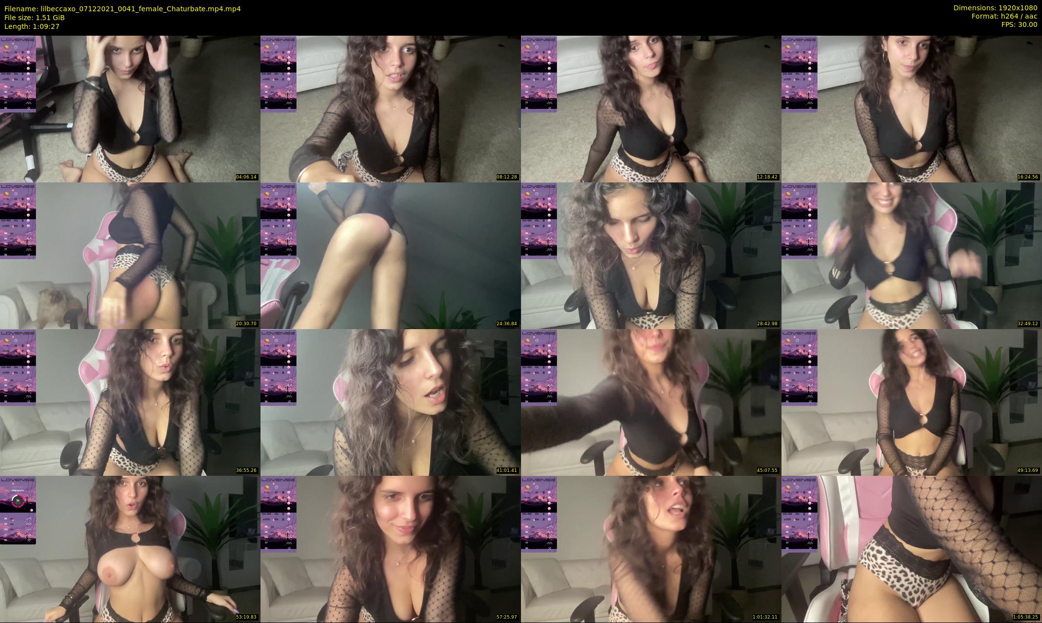 lilbeccaxo — 70 minute Chaturbate female cam show recording, 1080p, Dec 7, 2021