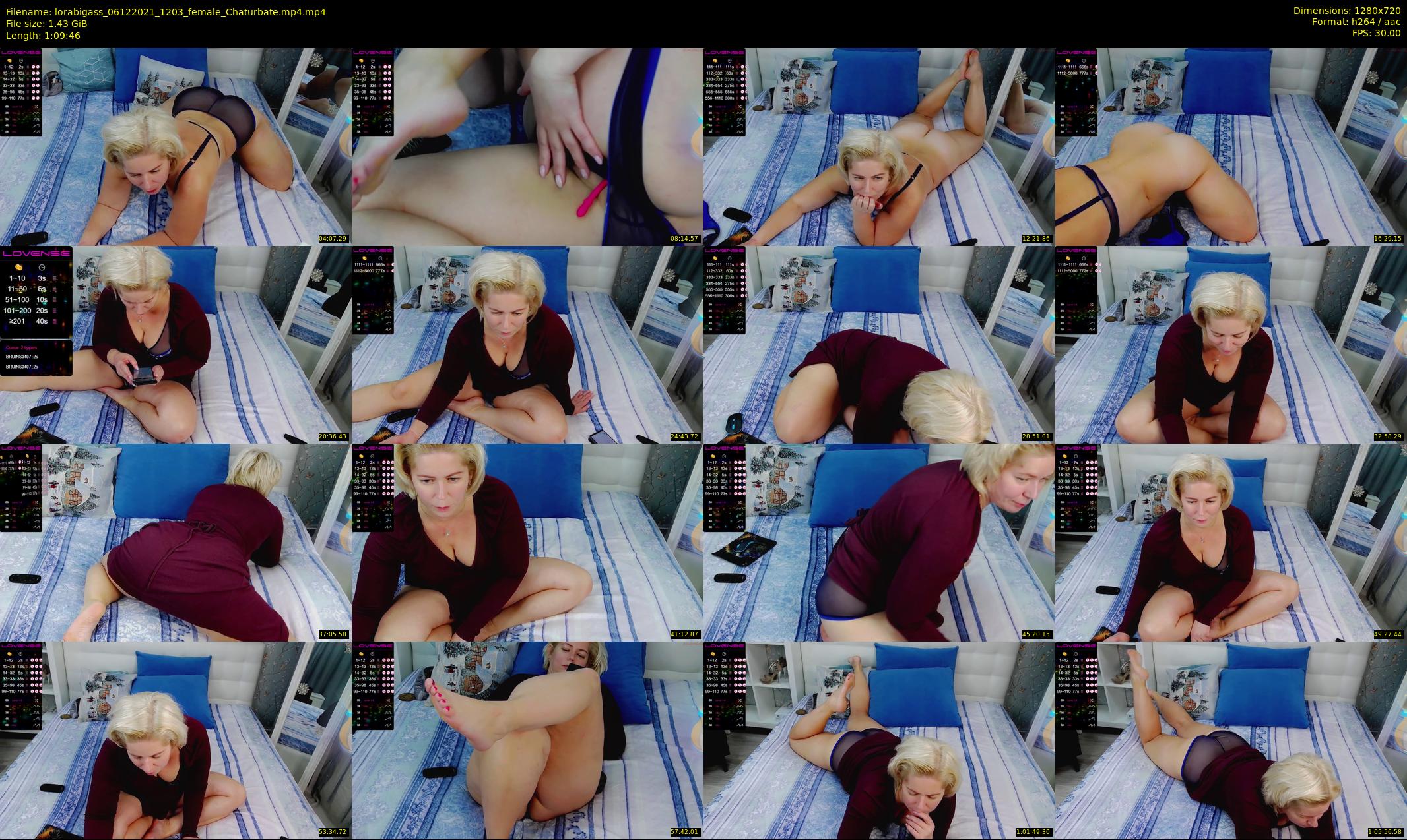 lorabigass — 70 minute Chaturbate female cam show recording, 720p, Dec 6, 2021