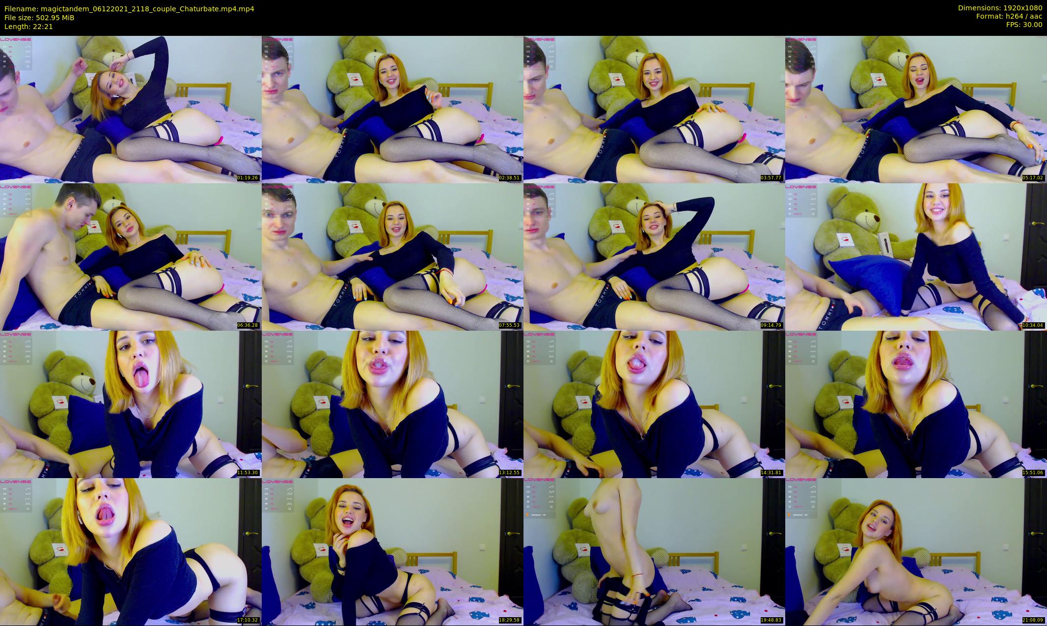 magictandem — 23 minute Chaturbate couple cam show recording, 1080p, Dec 6, 2021