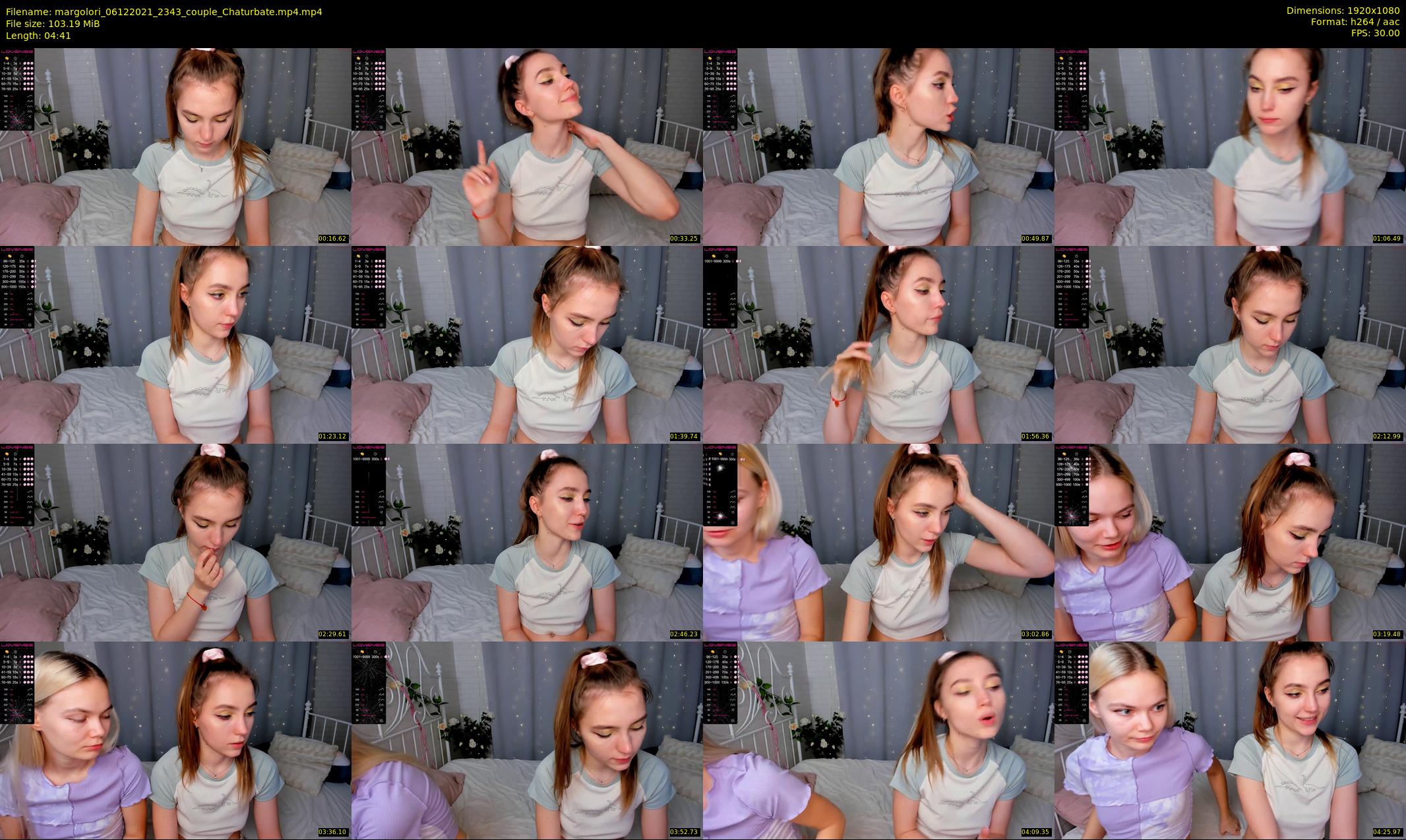 margolori — 5 minute Chaturbate couple cam show recording, 1080p, Dec 6, 2021