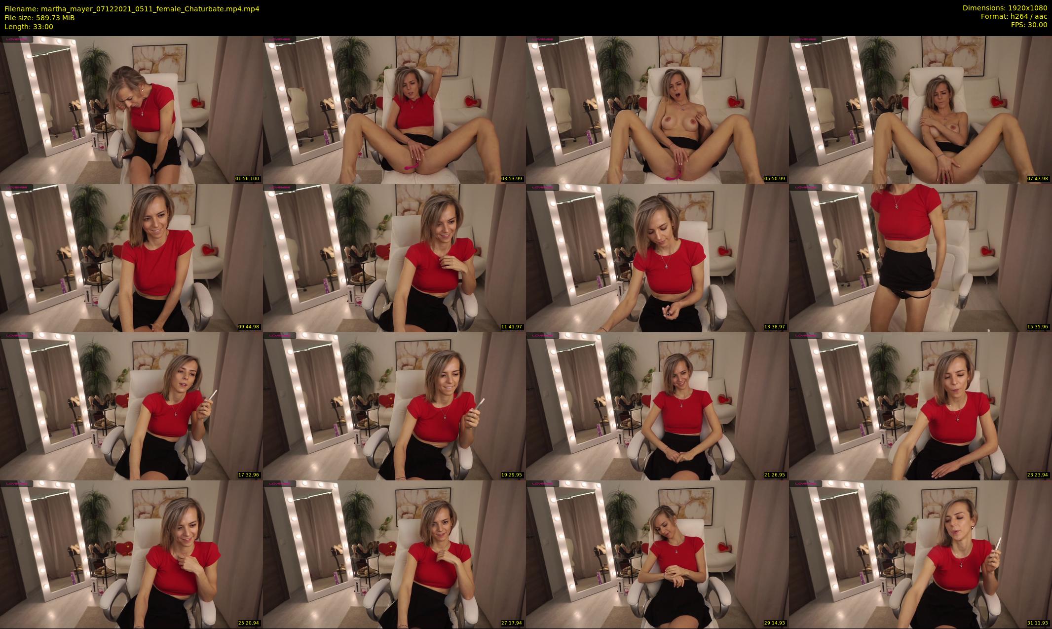 martha_mayer — 33 minute Chaturbate female cam show recording, 1080p, Dec 7, 2021