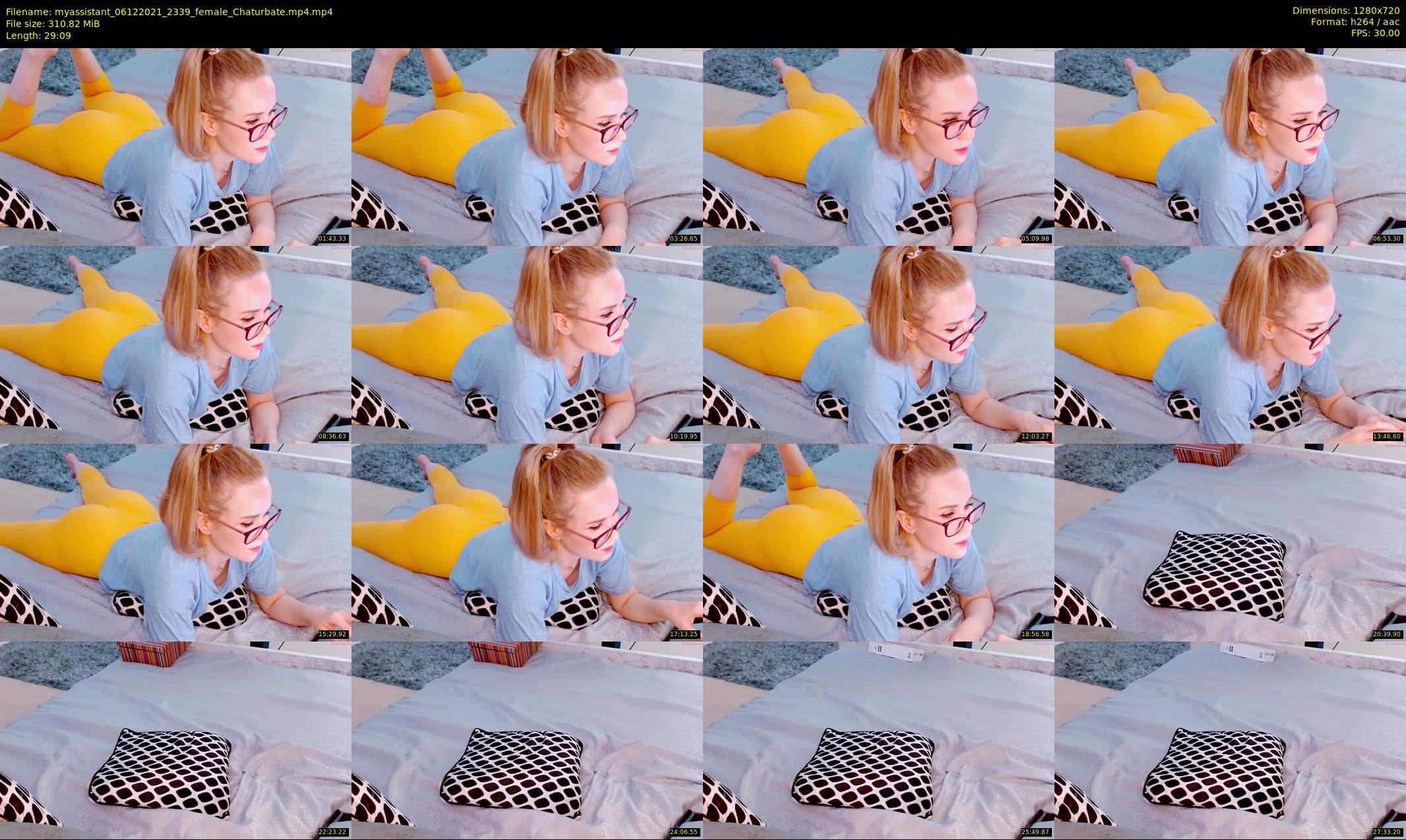 myassistant — 30 minute Chaturbate female cam show recording, 720p, Dec 6, 2021