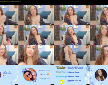 natural_british_emma — 12 minute Chaturbate female cam show recording, 1080p, Dec 6, 2021