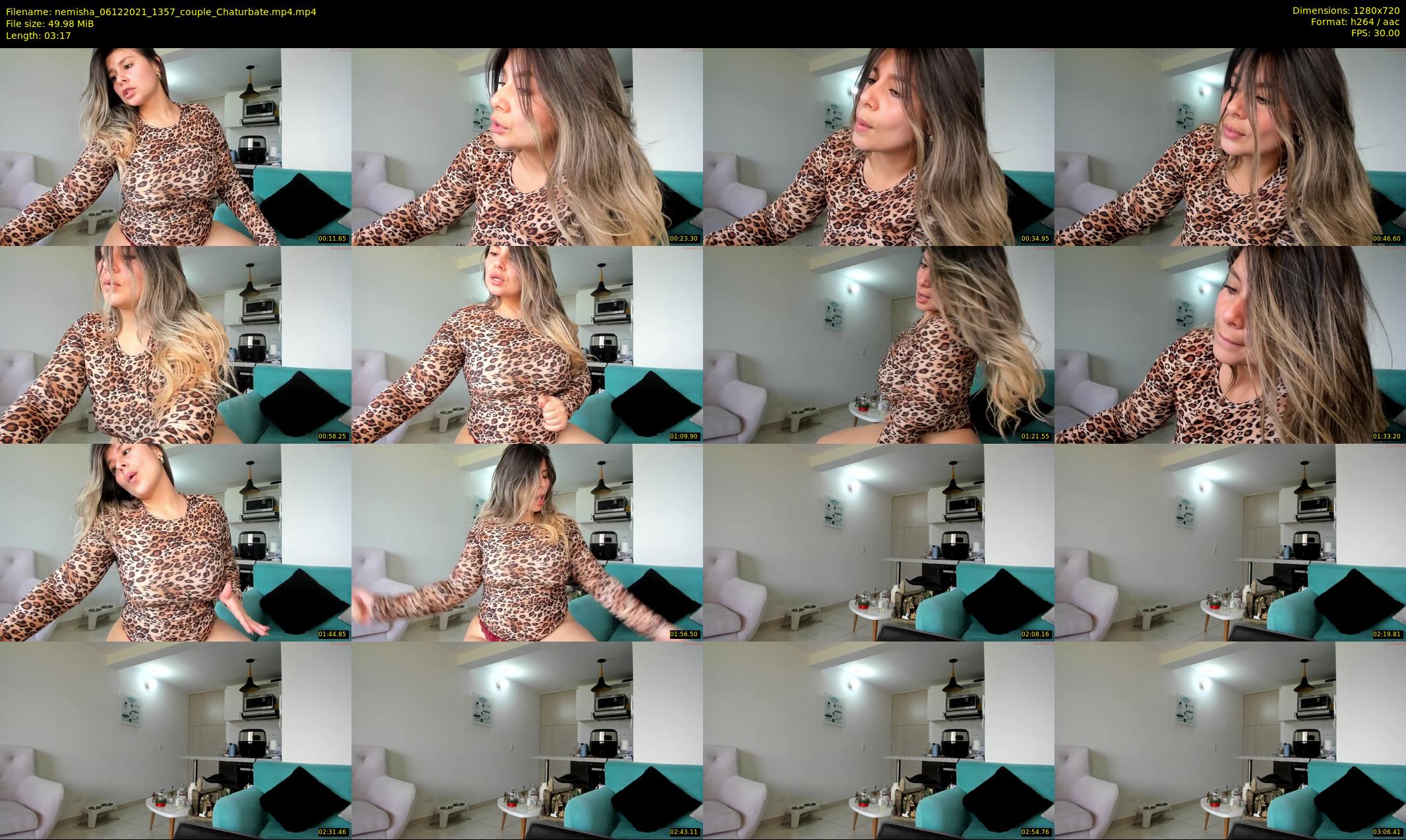 nemisha — 4 minute Chaturbate female cam show recording, 720p, Dec 6, 2021